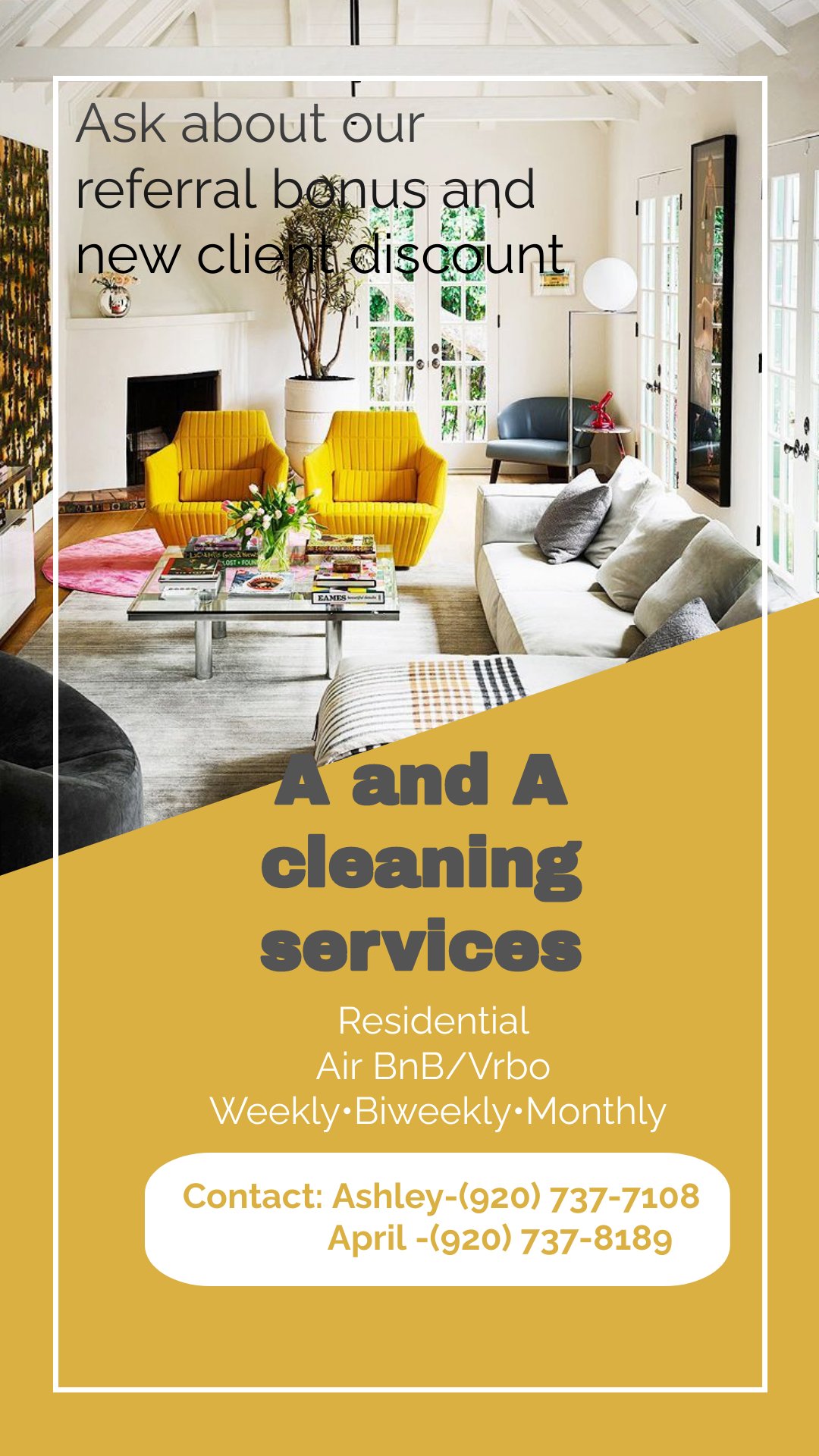 A and A Cleaning Services logo