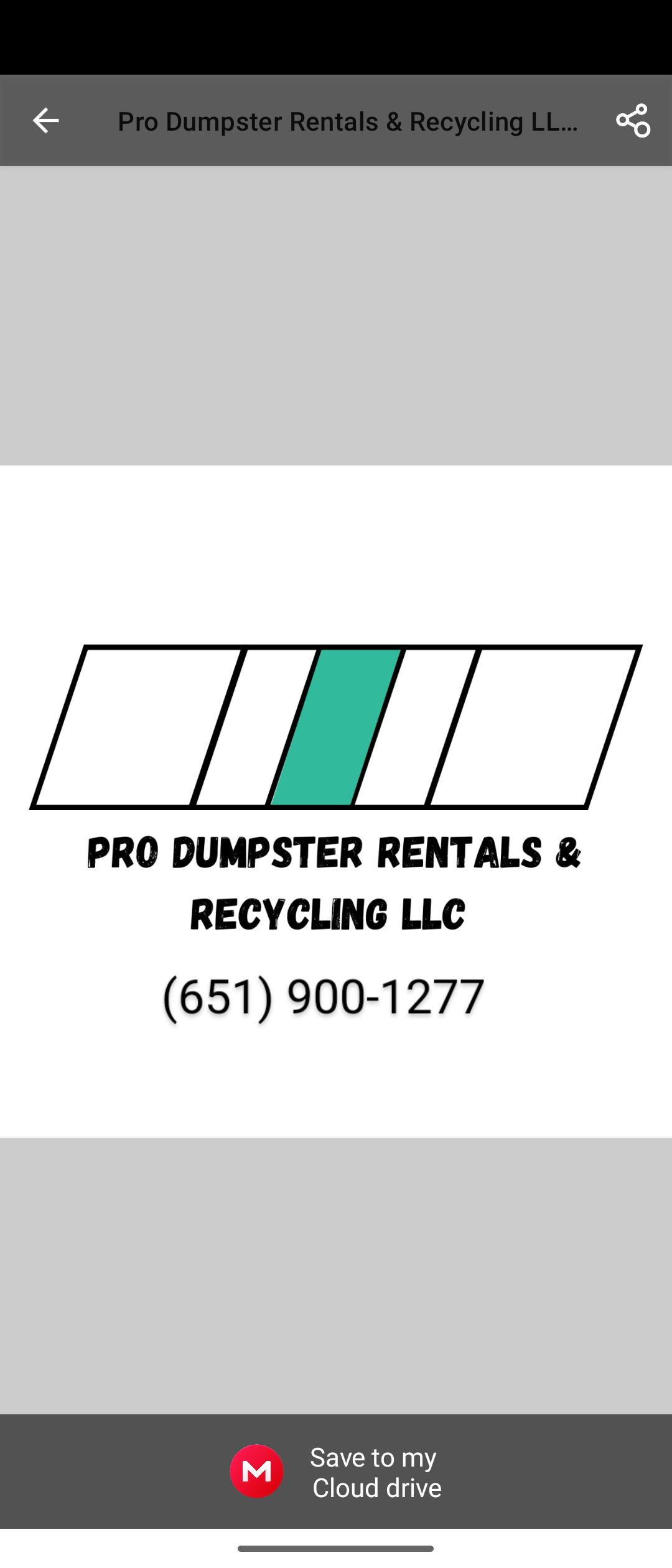Pro Dumpster Rentals logo