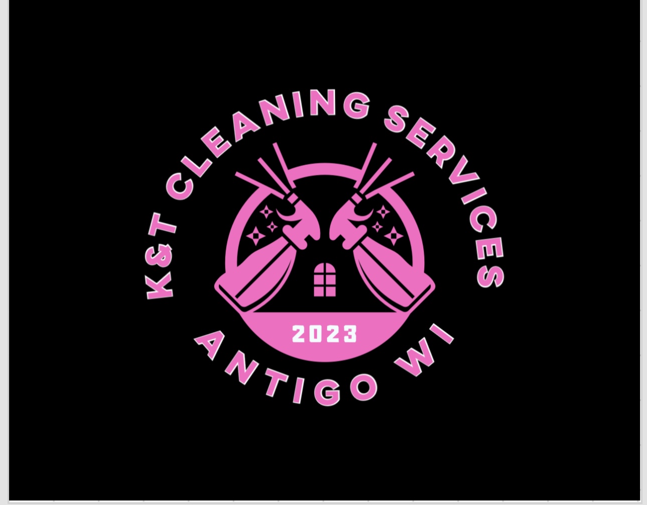 K&T cleaning services logo