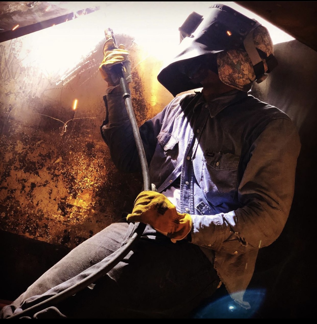Vincent mobile welding logo