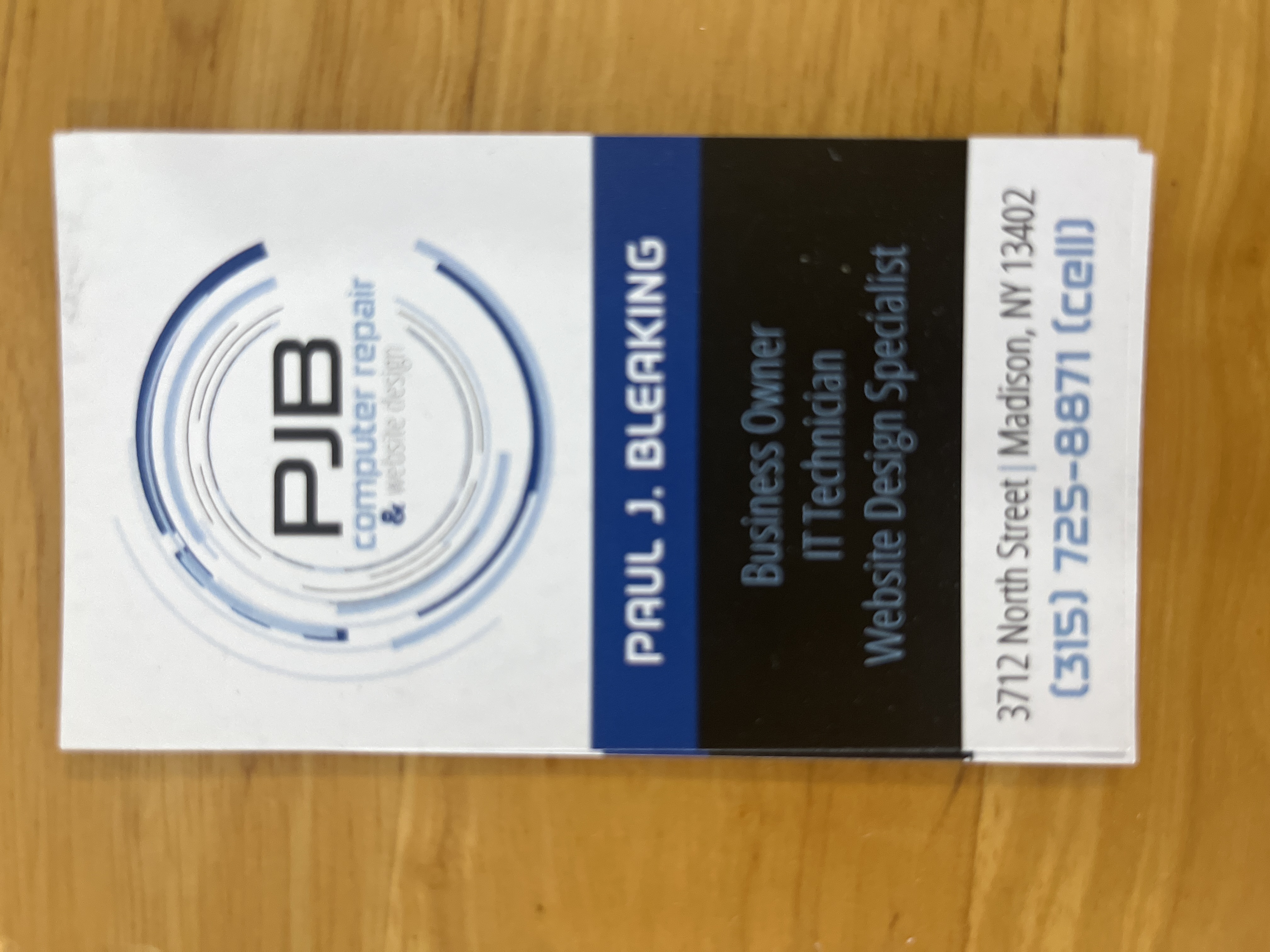 PJB Computer Repair and website design logo