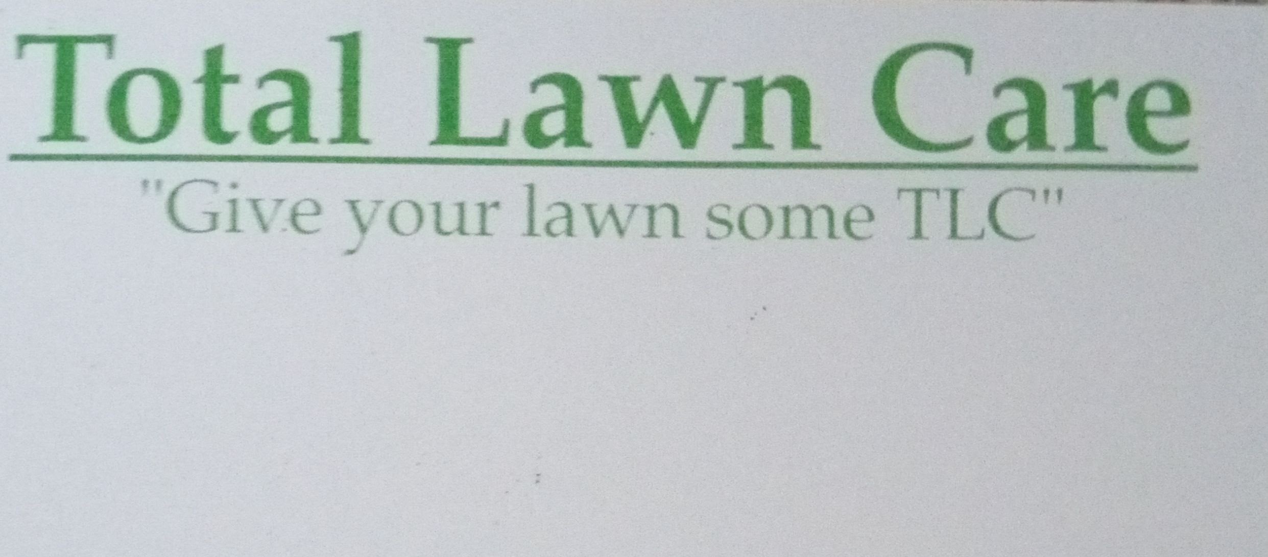 Total Lawn Care logo