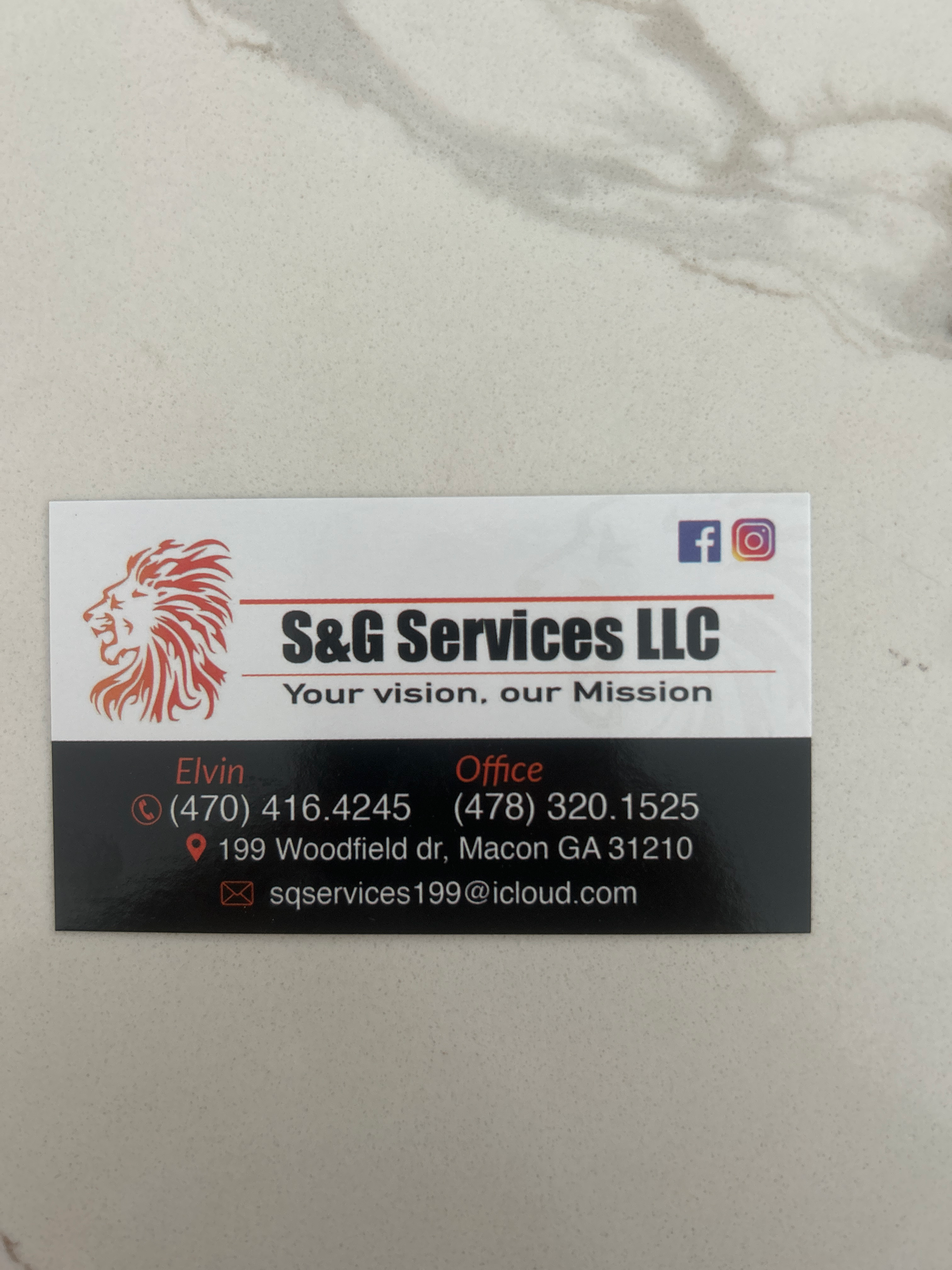 S & G Services logo