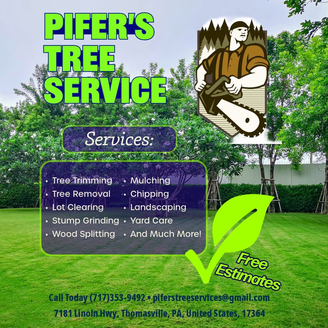 Pifers tree service logo