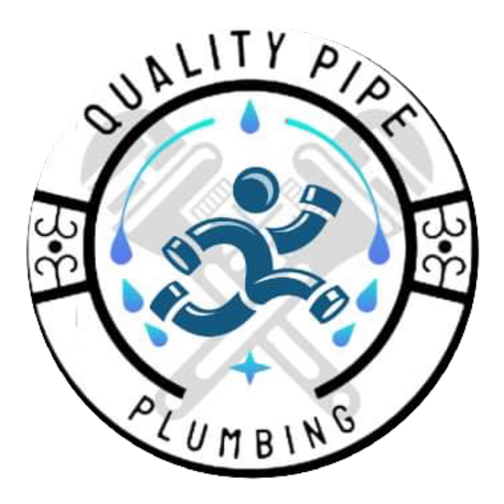 Quality pipe plumbing logo