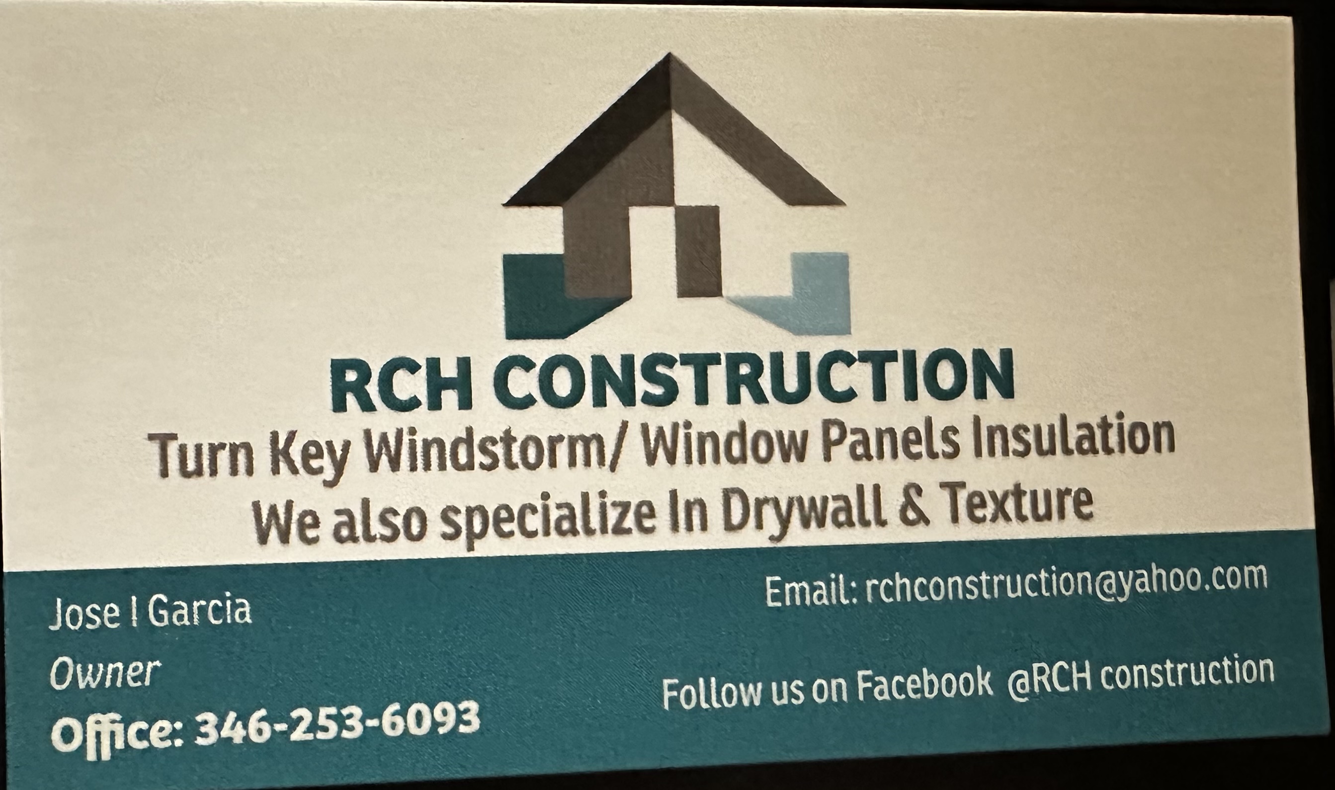 RCH Construction logo