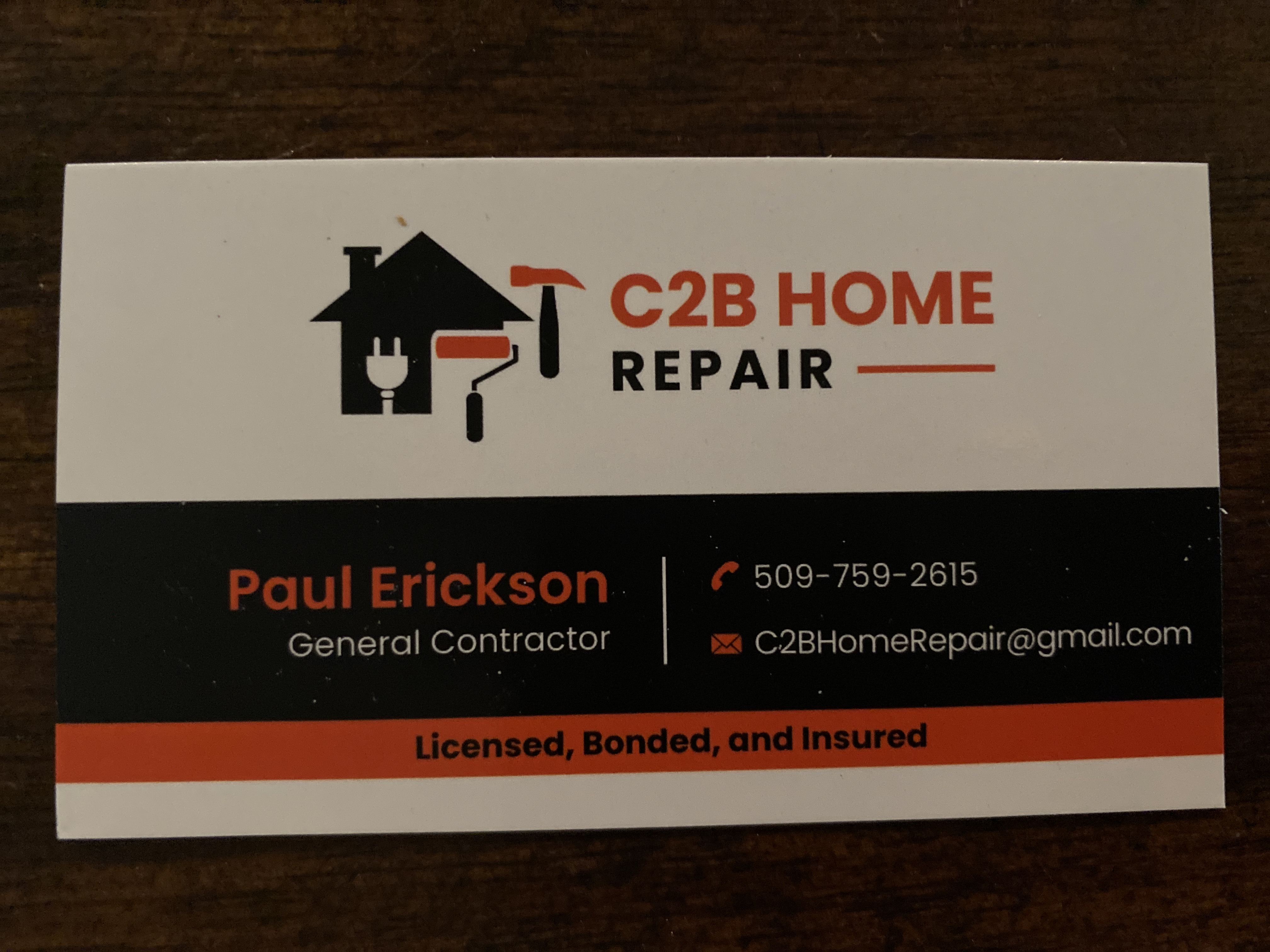 C2B Home Repair logo