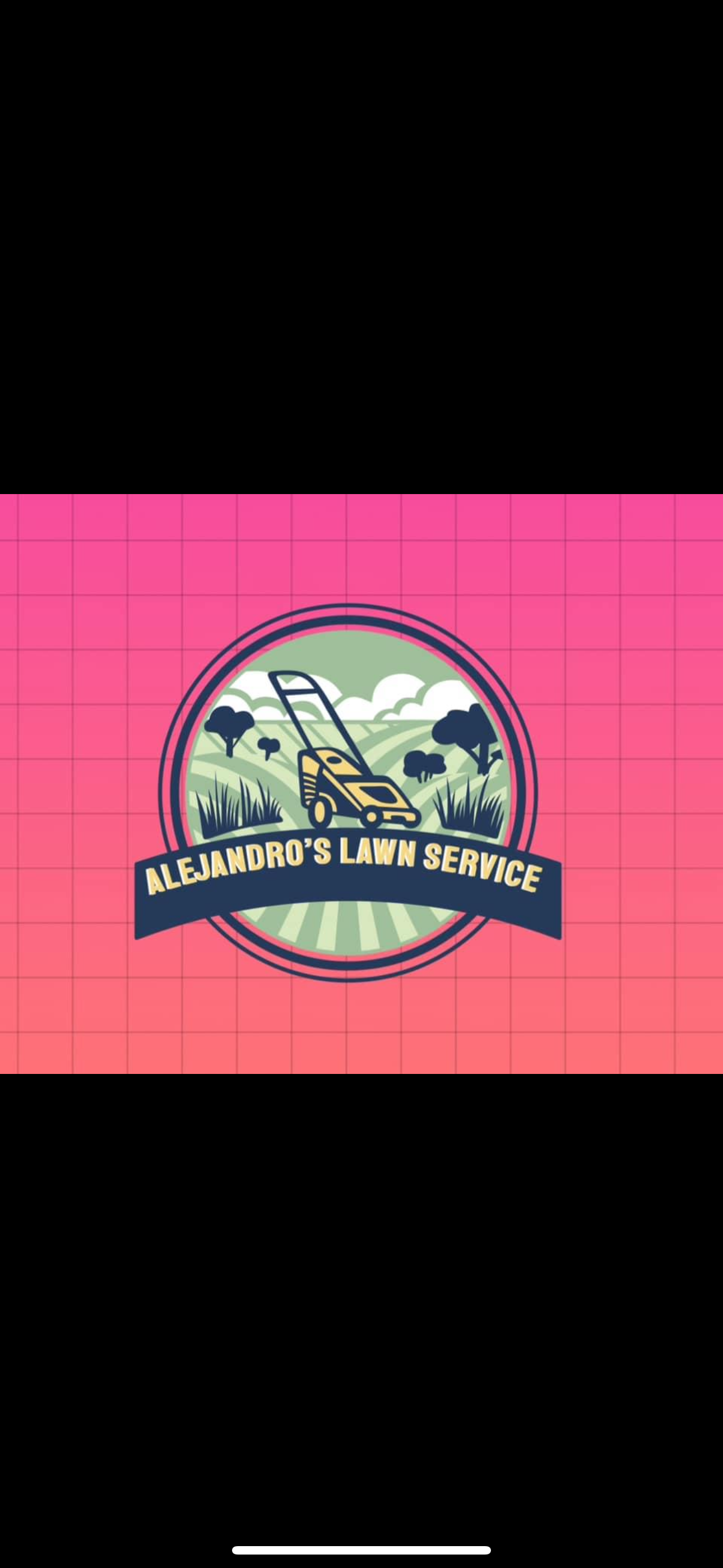 Alejandro’s lawn service logo