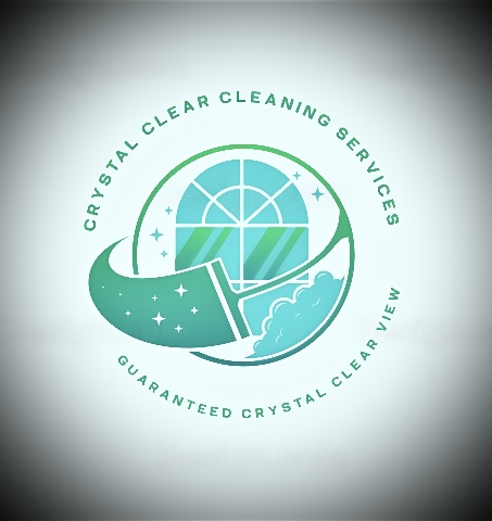 Crystal clear cleaning services logo