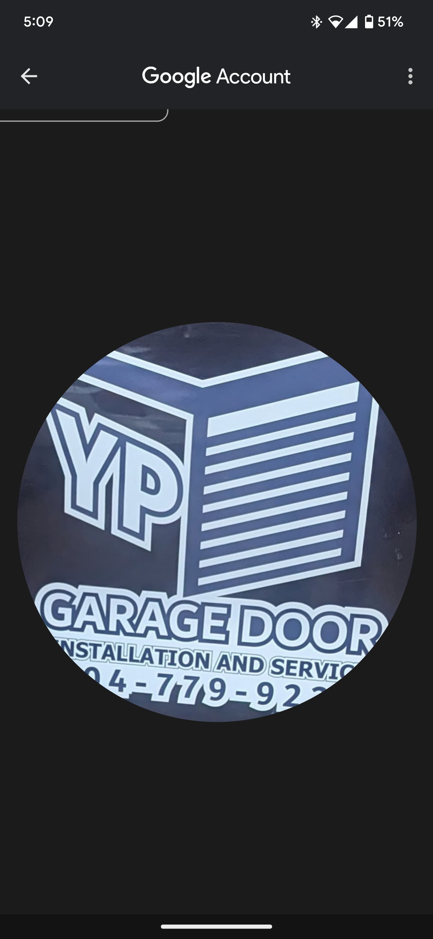 garage door yp logo