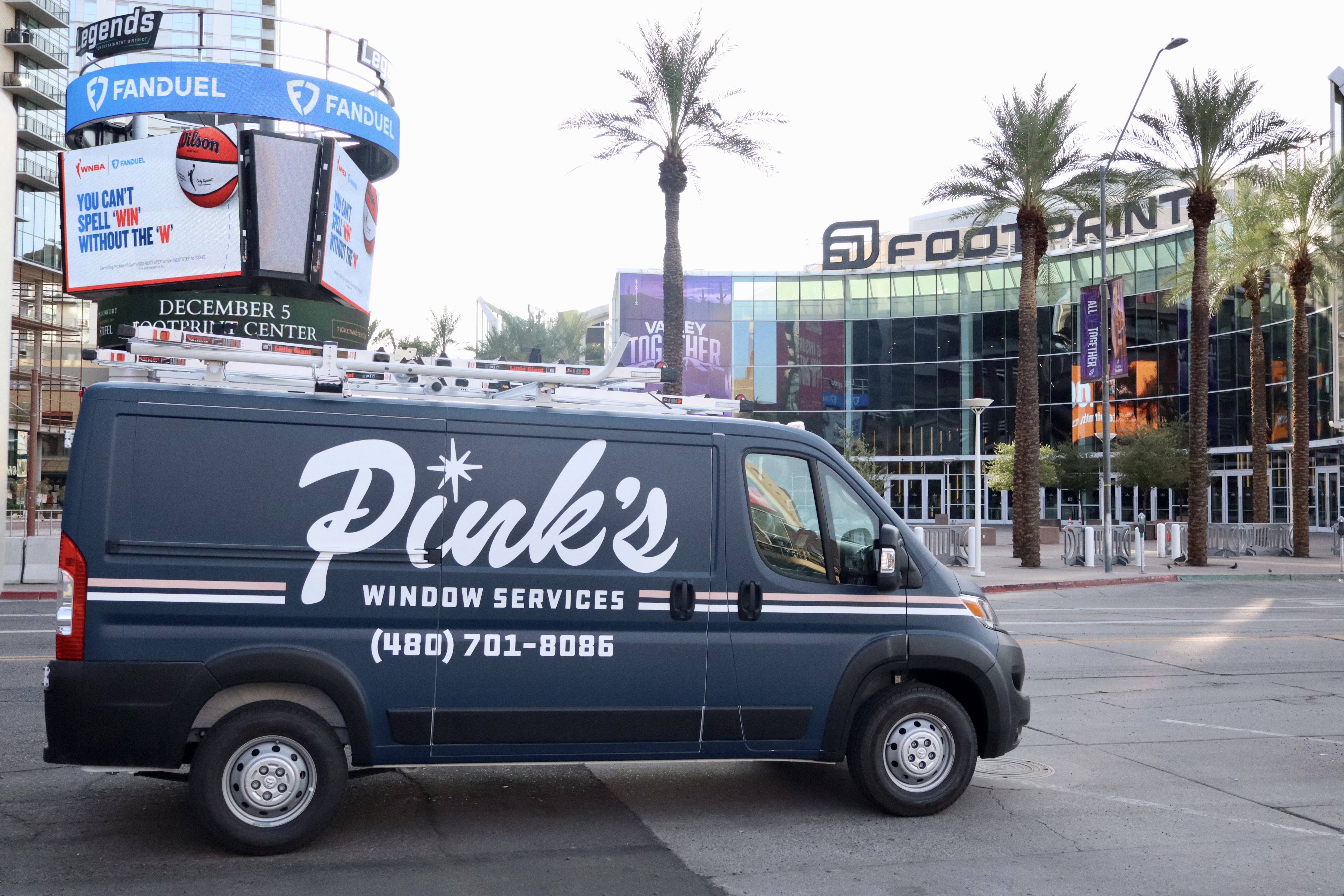 Pink's Window Services logo