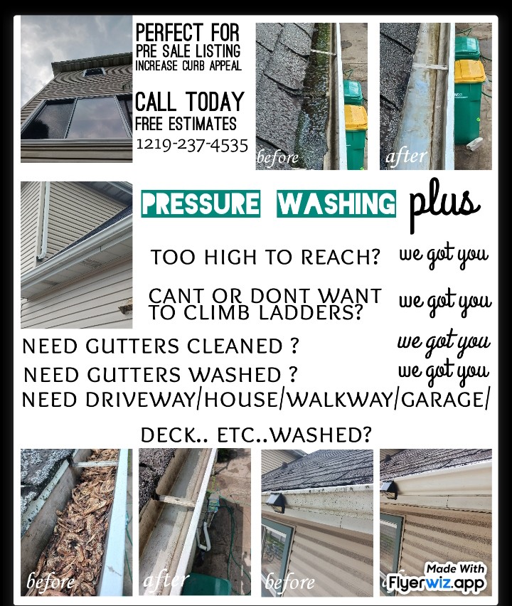 Pressure washing plus logo