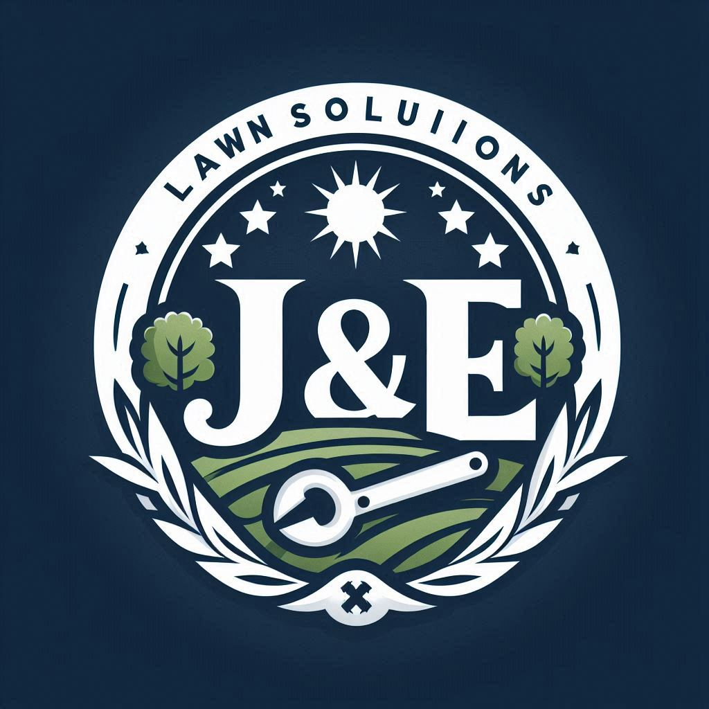J&E landscaping solutions logo