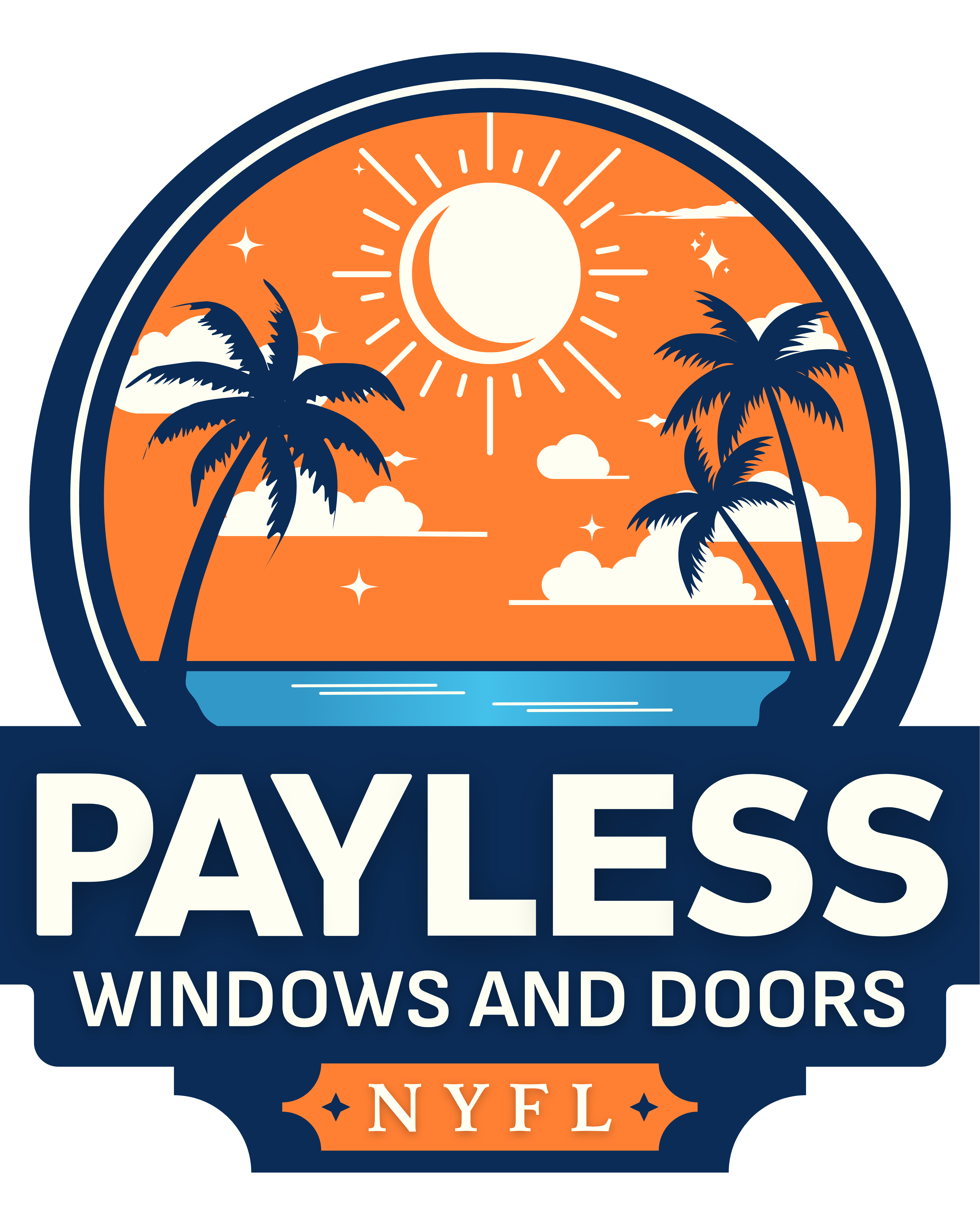 Payless windows and doors nyfl logo