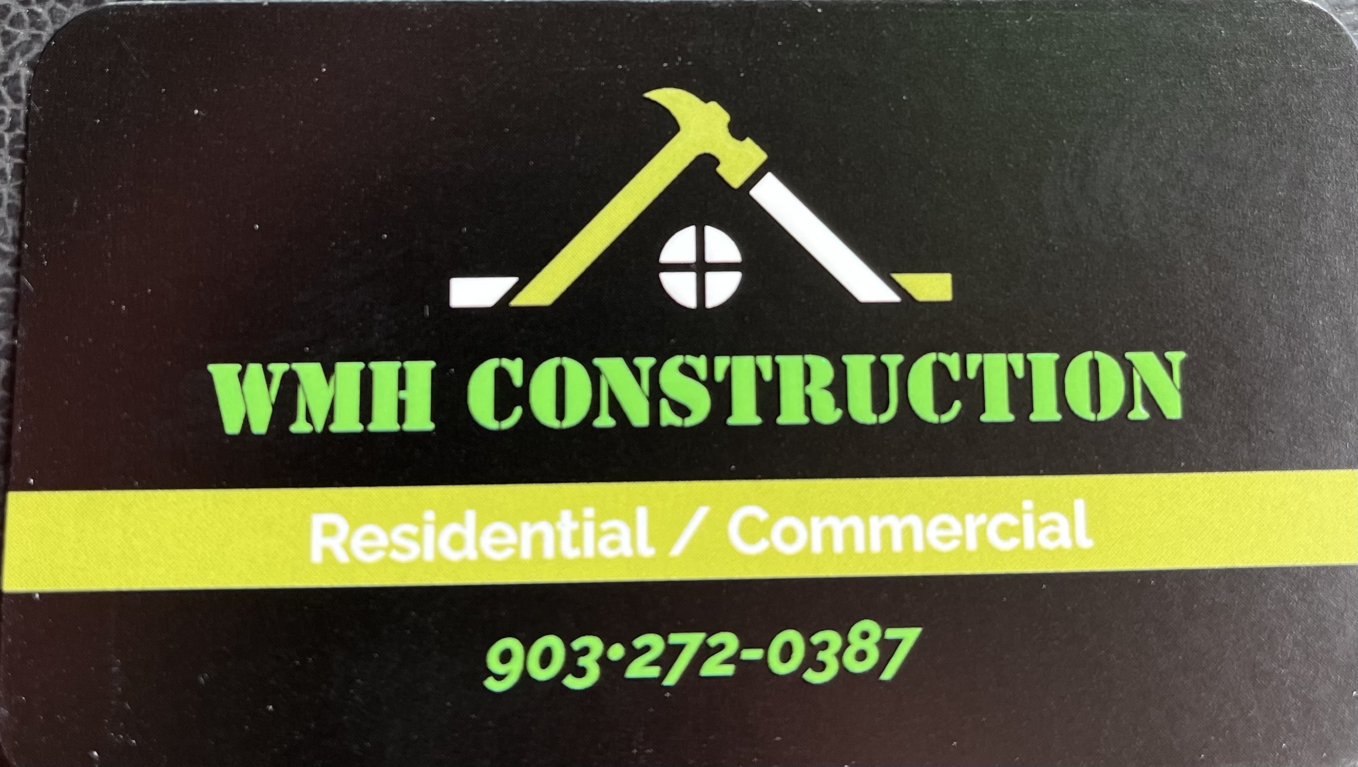 WMH Construction logo