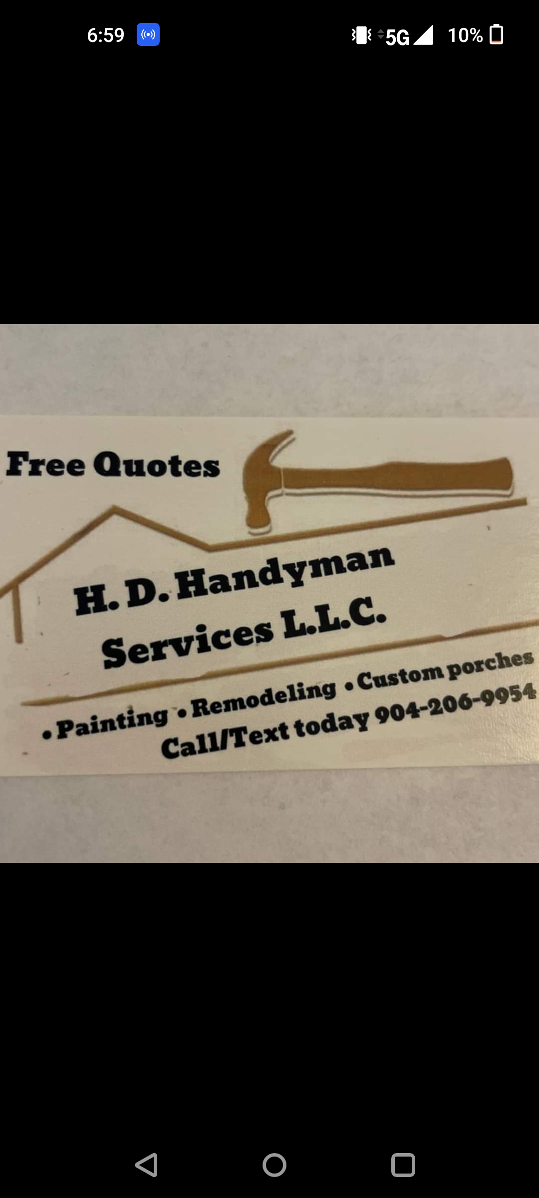 H. D. Handyman Services L.L.C. logo