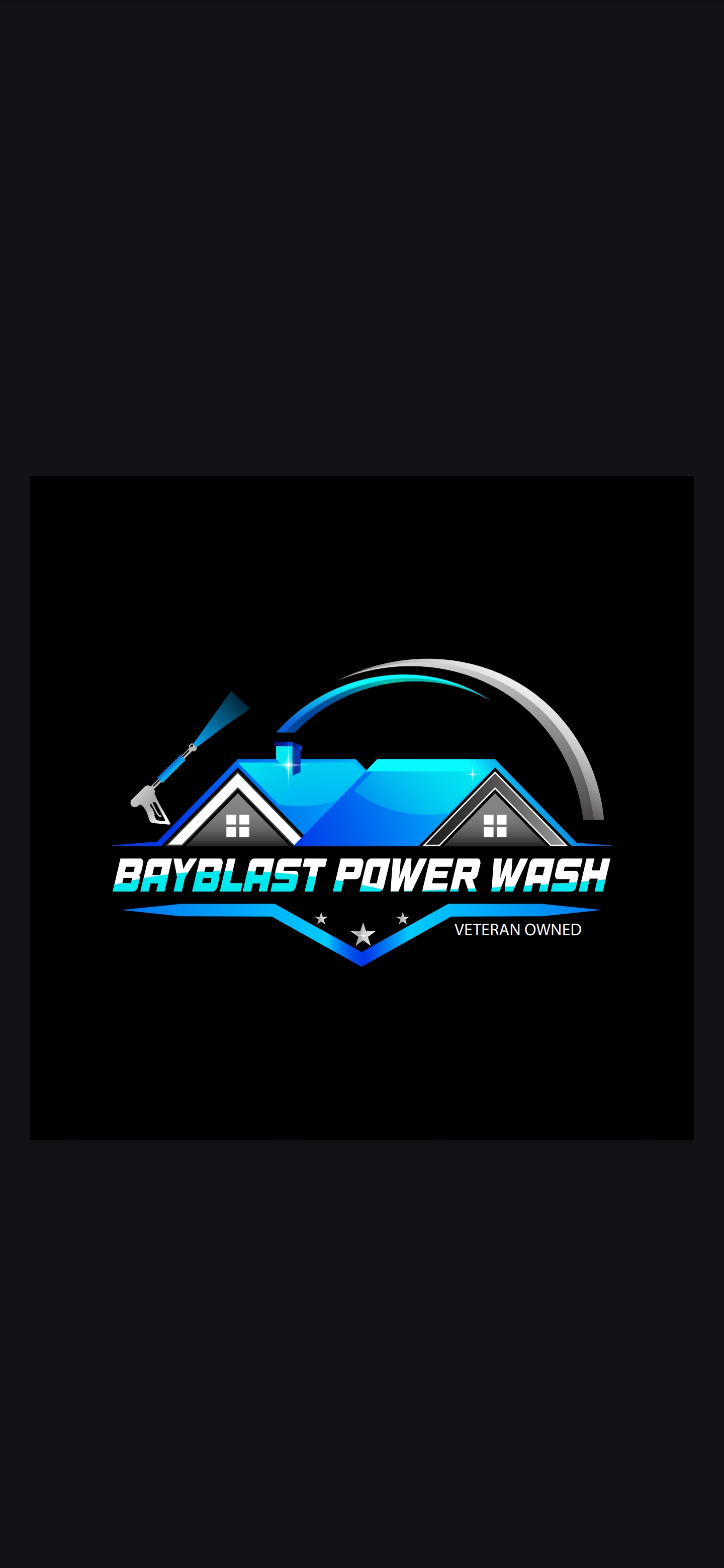 Logo for BayBlast Power Wash
