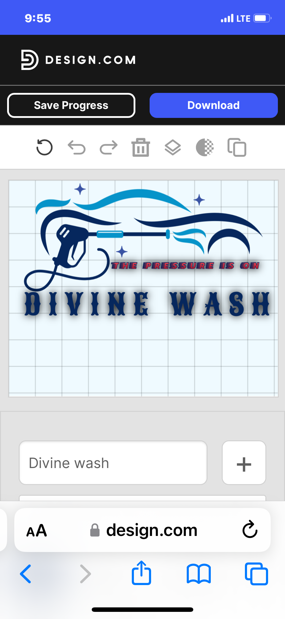Divine wash logo