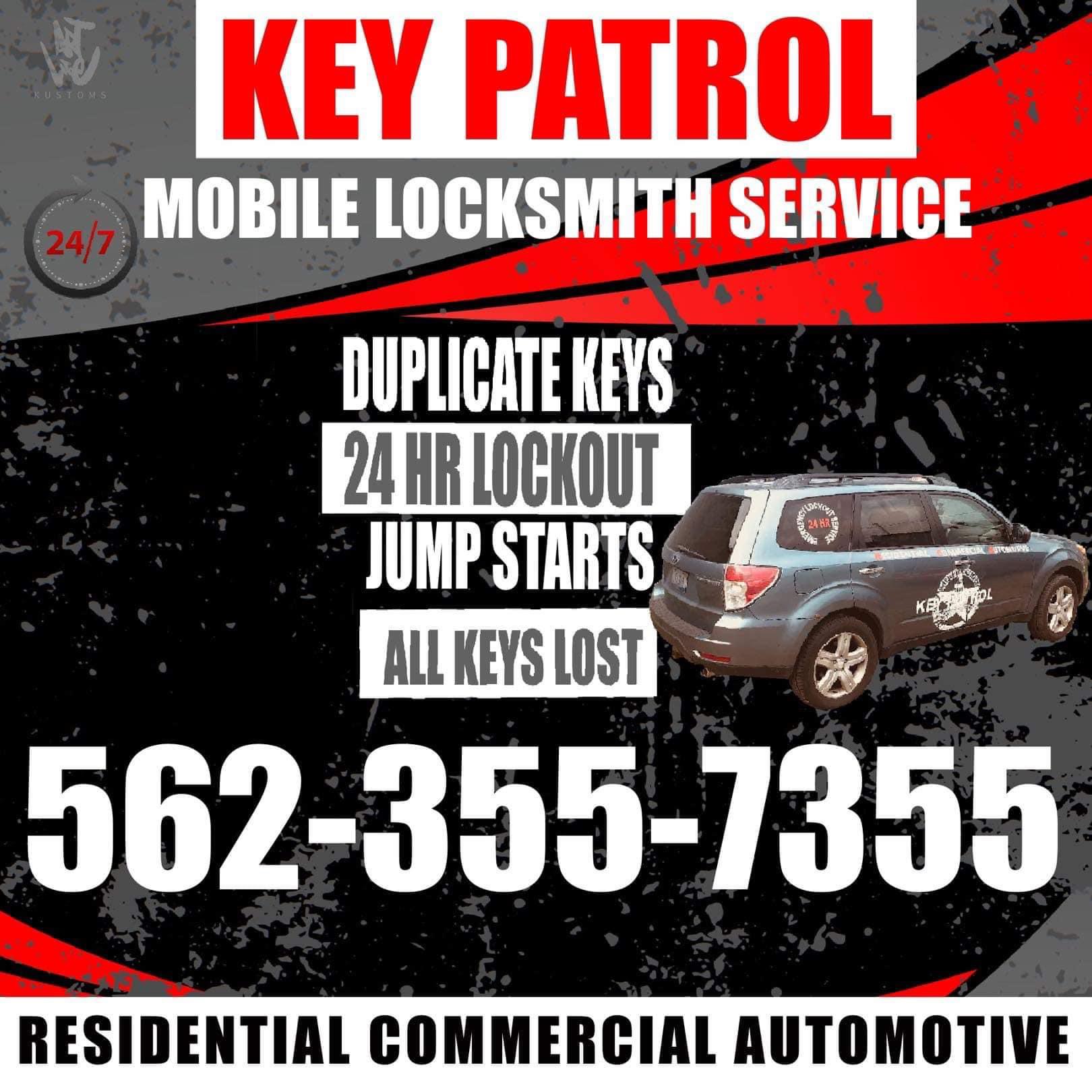 Key Patrol mobile locksmith service logo