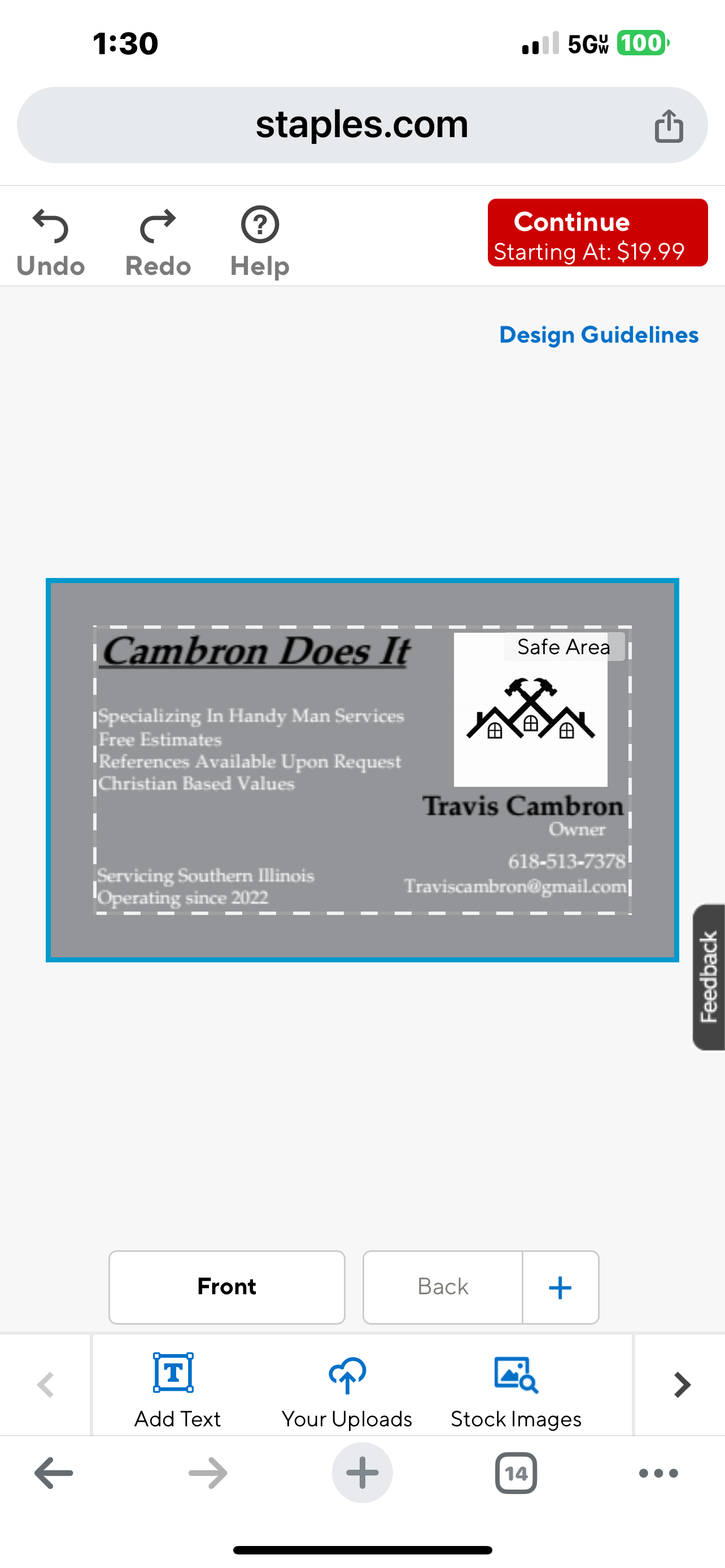 Cambron Does It logo