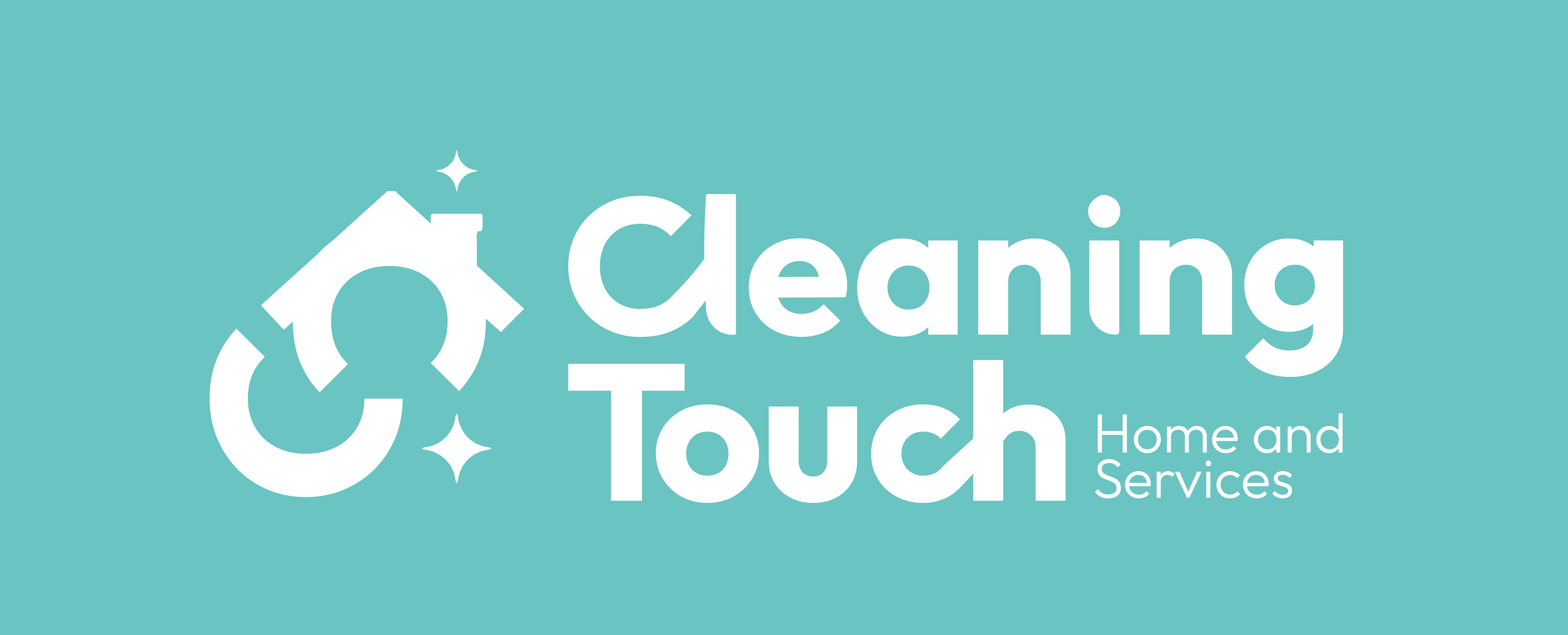 Cleaning touch home and service logo