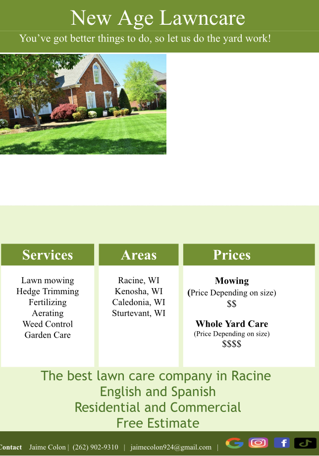 Avatar for New age lawncare