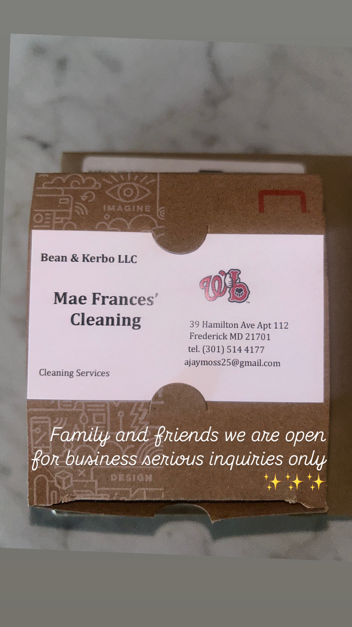 Mae Frances’ Cleaning logo