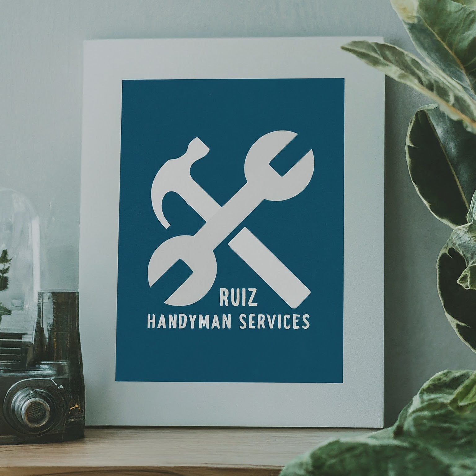 Ruiz handyman service logo
