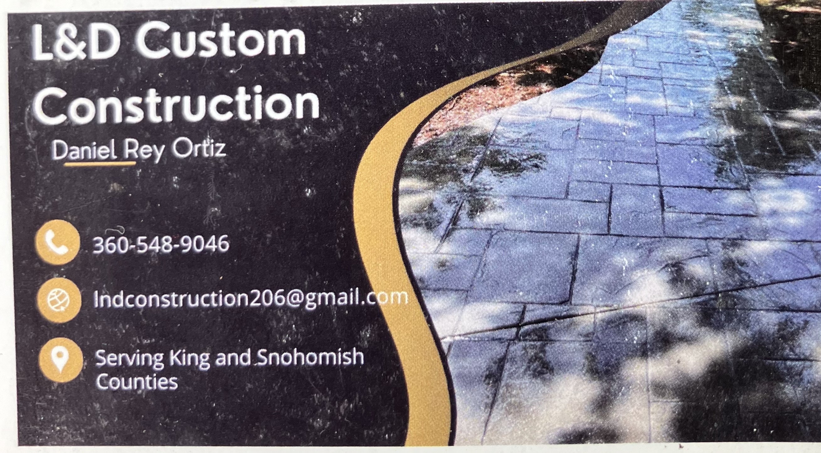 L&D Custom Construction logo