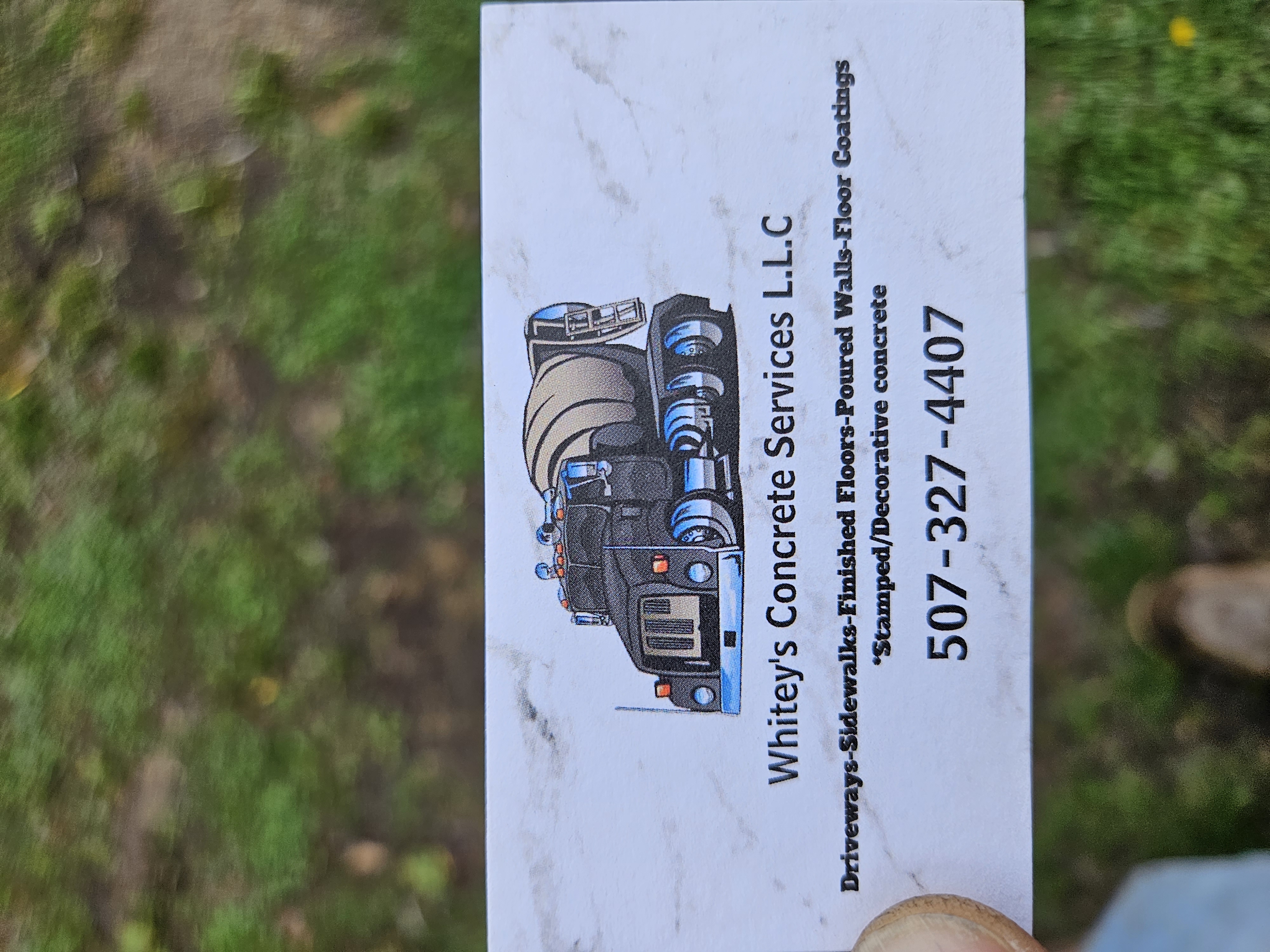 Whitey's Concrete Services logo