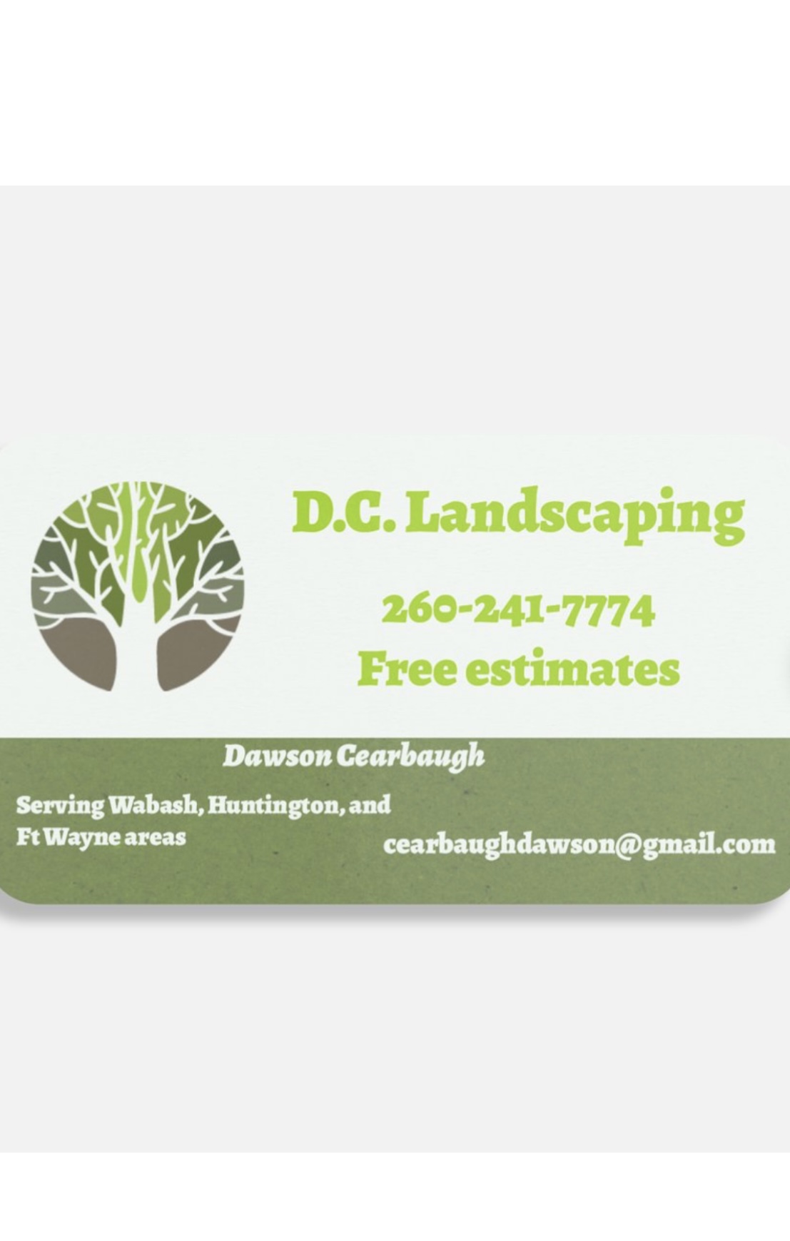 D.C. Landscaping logo