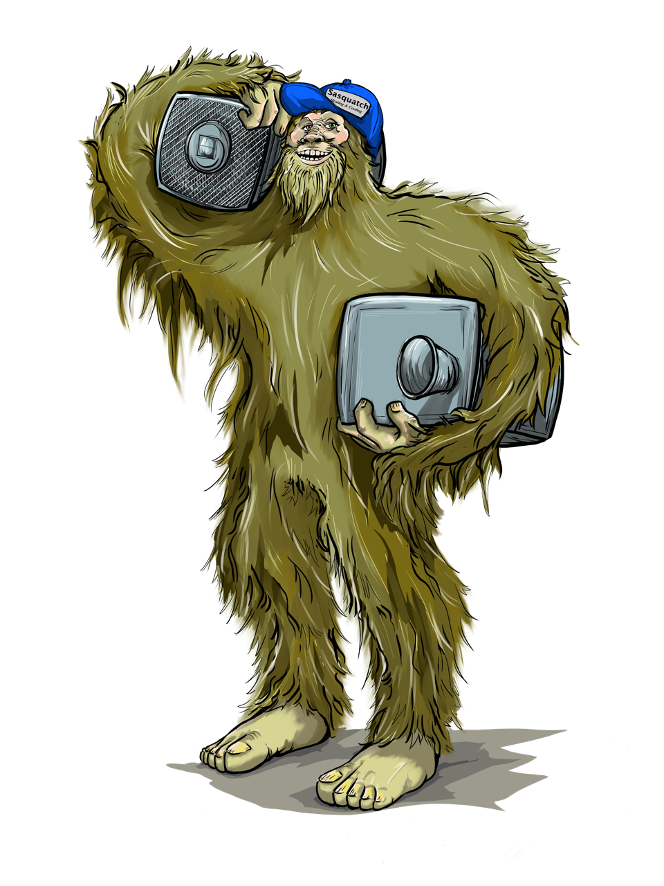 Sasquatch Heating and Cooling logo
