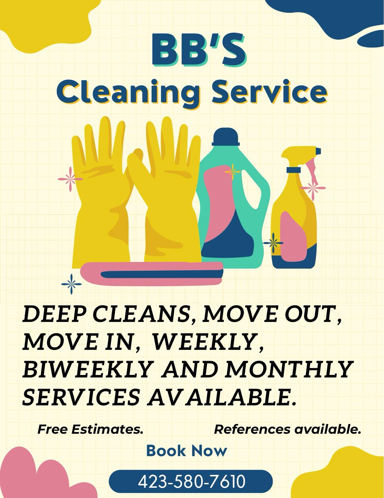 BB's Cleaning Service logo