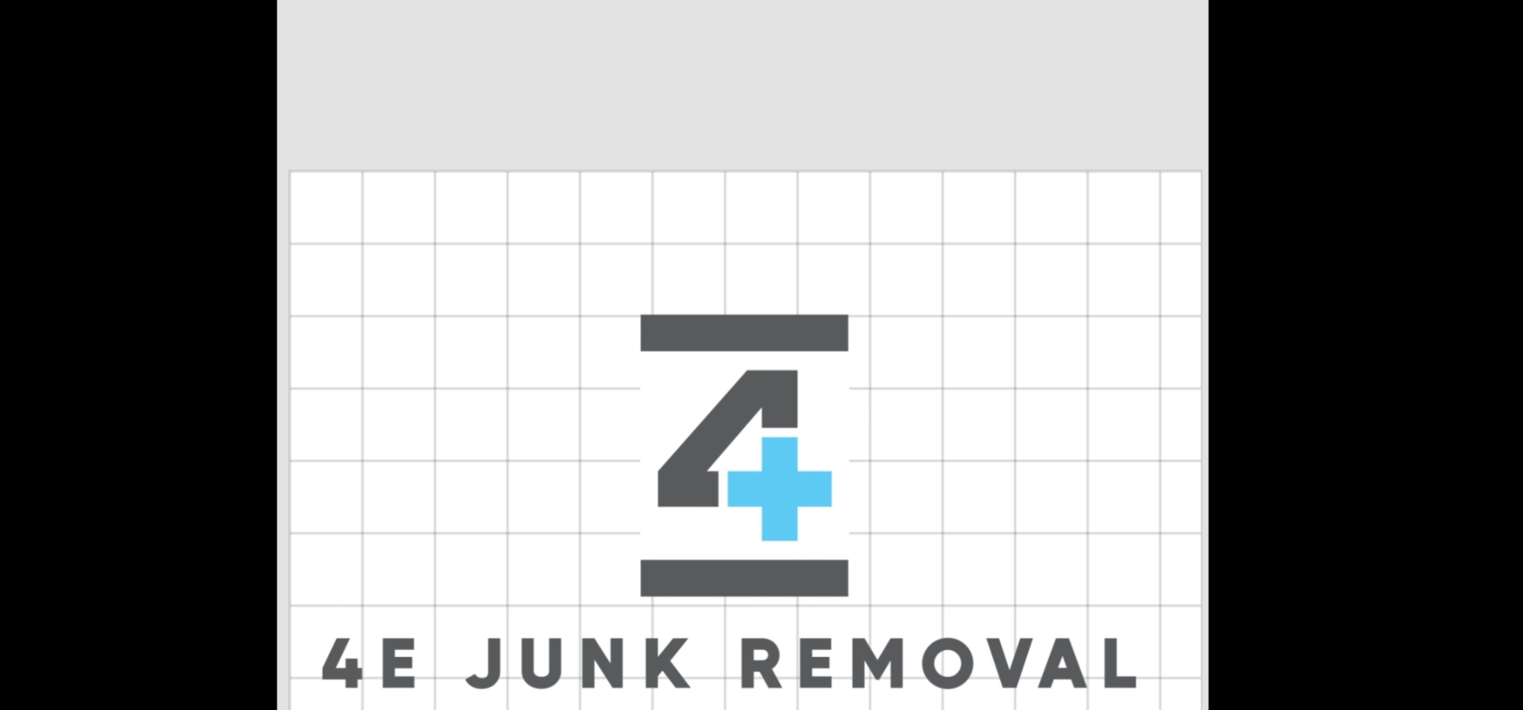 4E Junk Removal logo