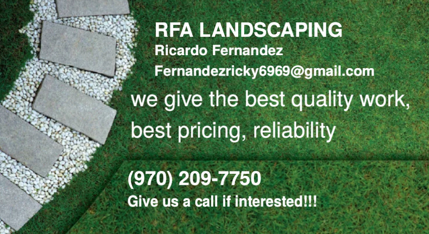 RFA Landscaping logo