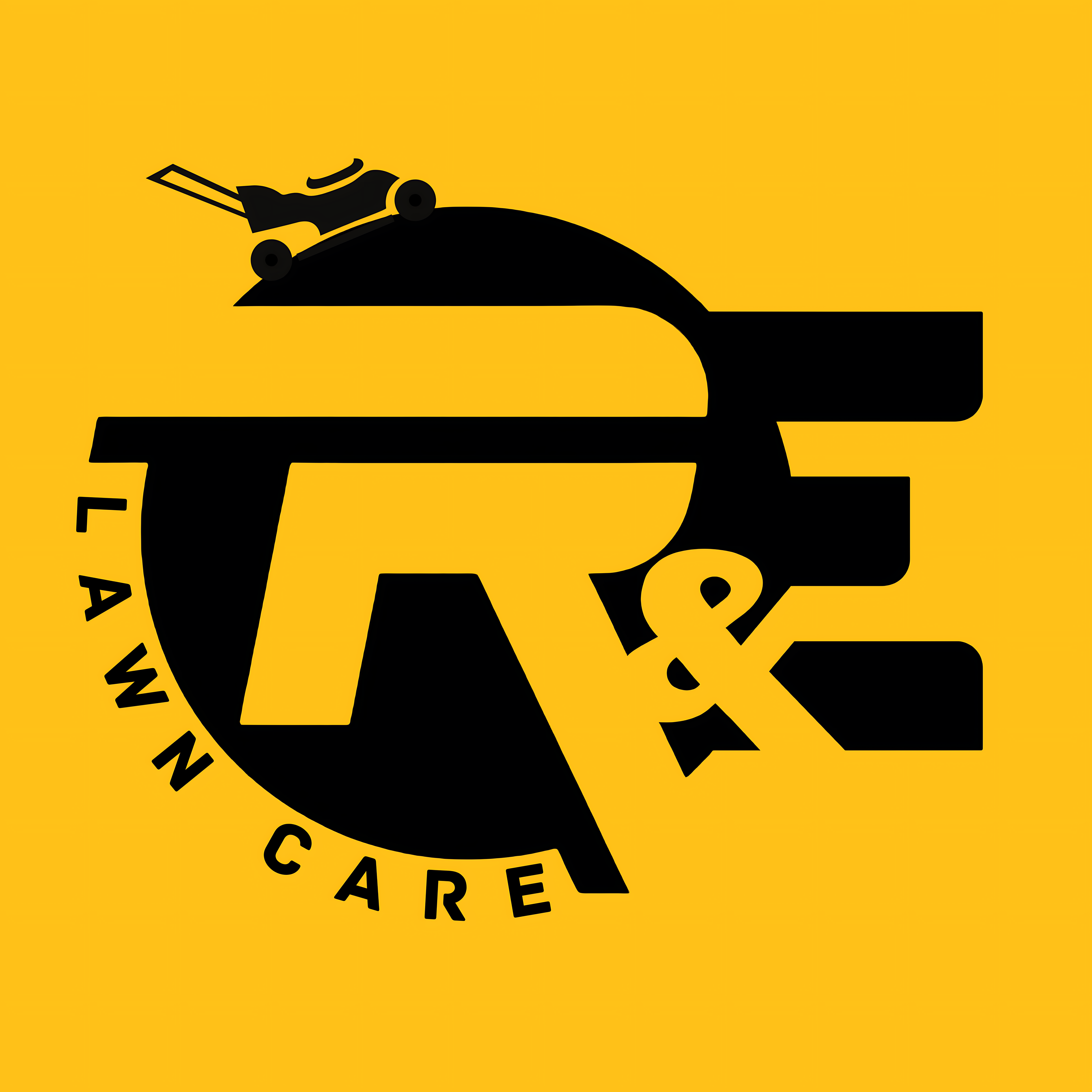 R&E Lawn Care logo
