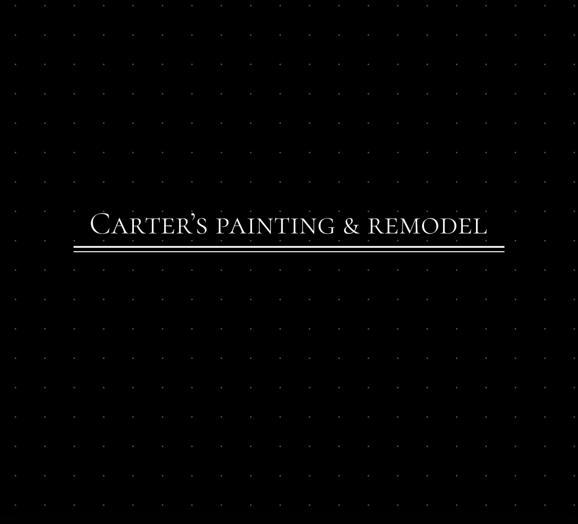 Carter's Painting & Remodel logo