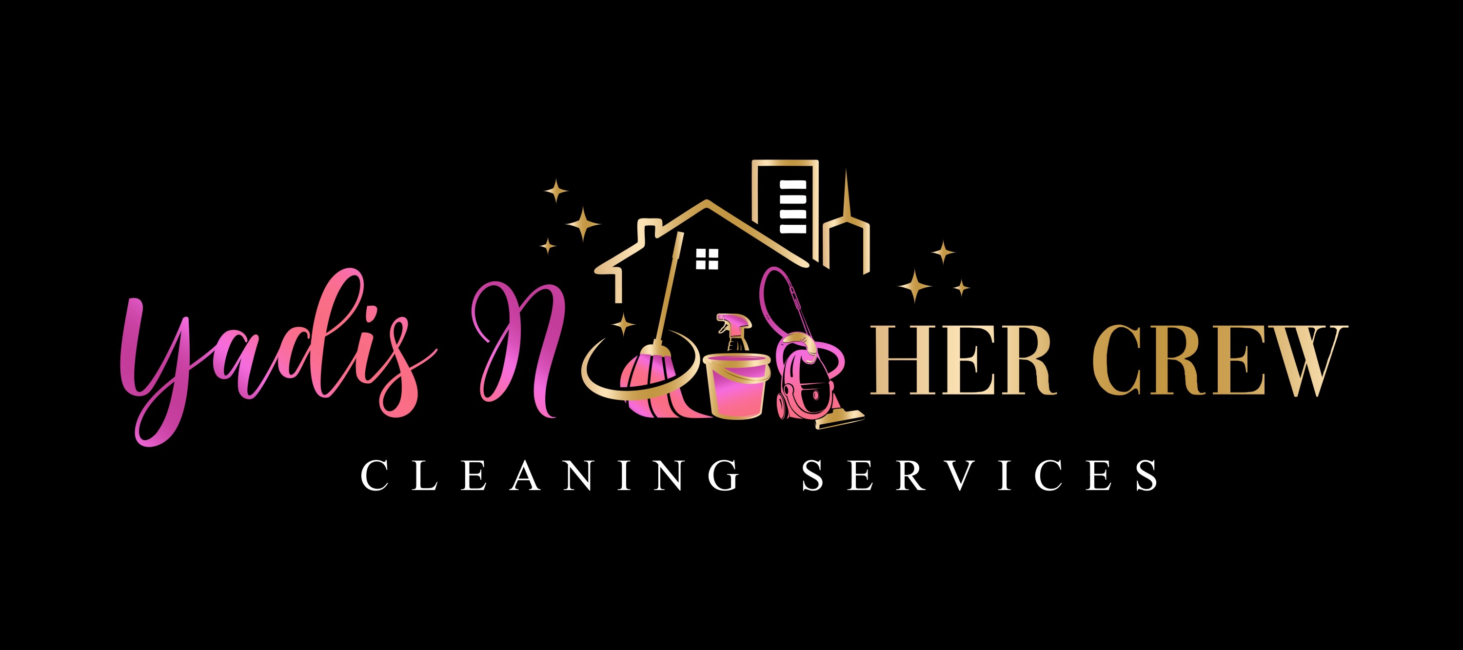 Logo for Yadis N Her Crew Cleaning Service