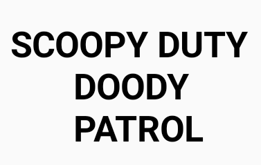 Avatar for Scoopy Duty