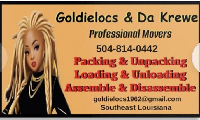 Goldielocs- Da Krewe Professional Movers logo