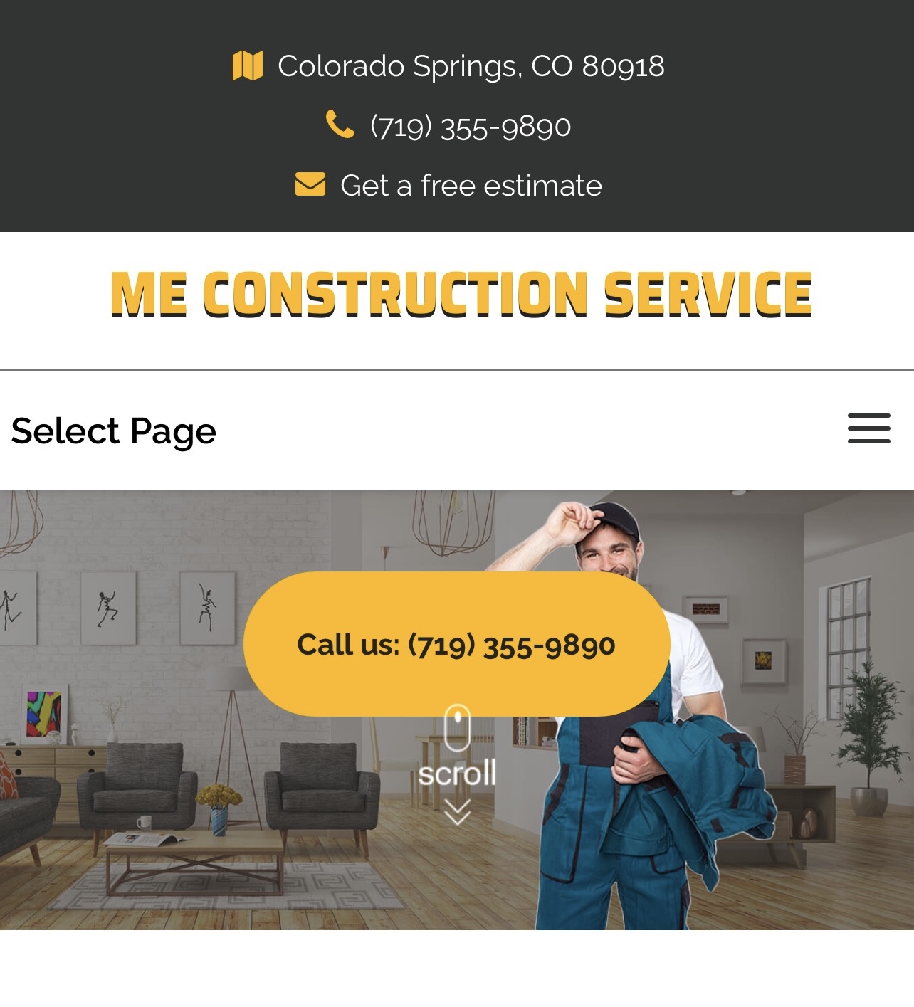 Me constructing services logo