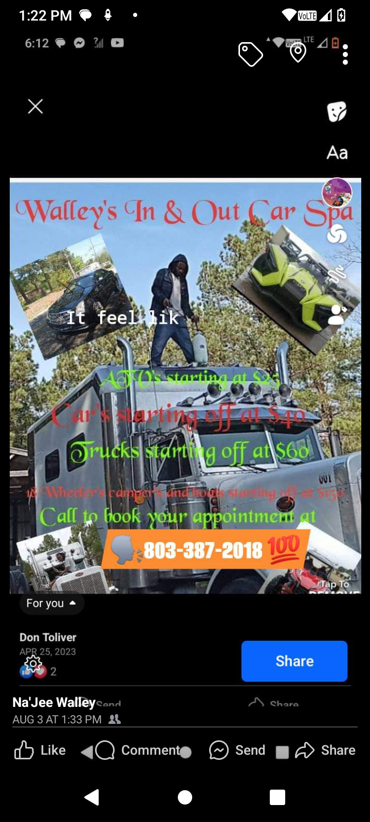 Walleys Auto Spa of S.C. logo