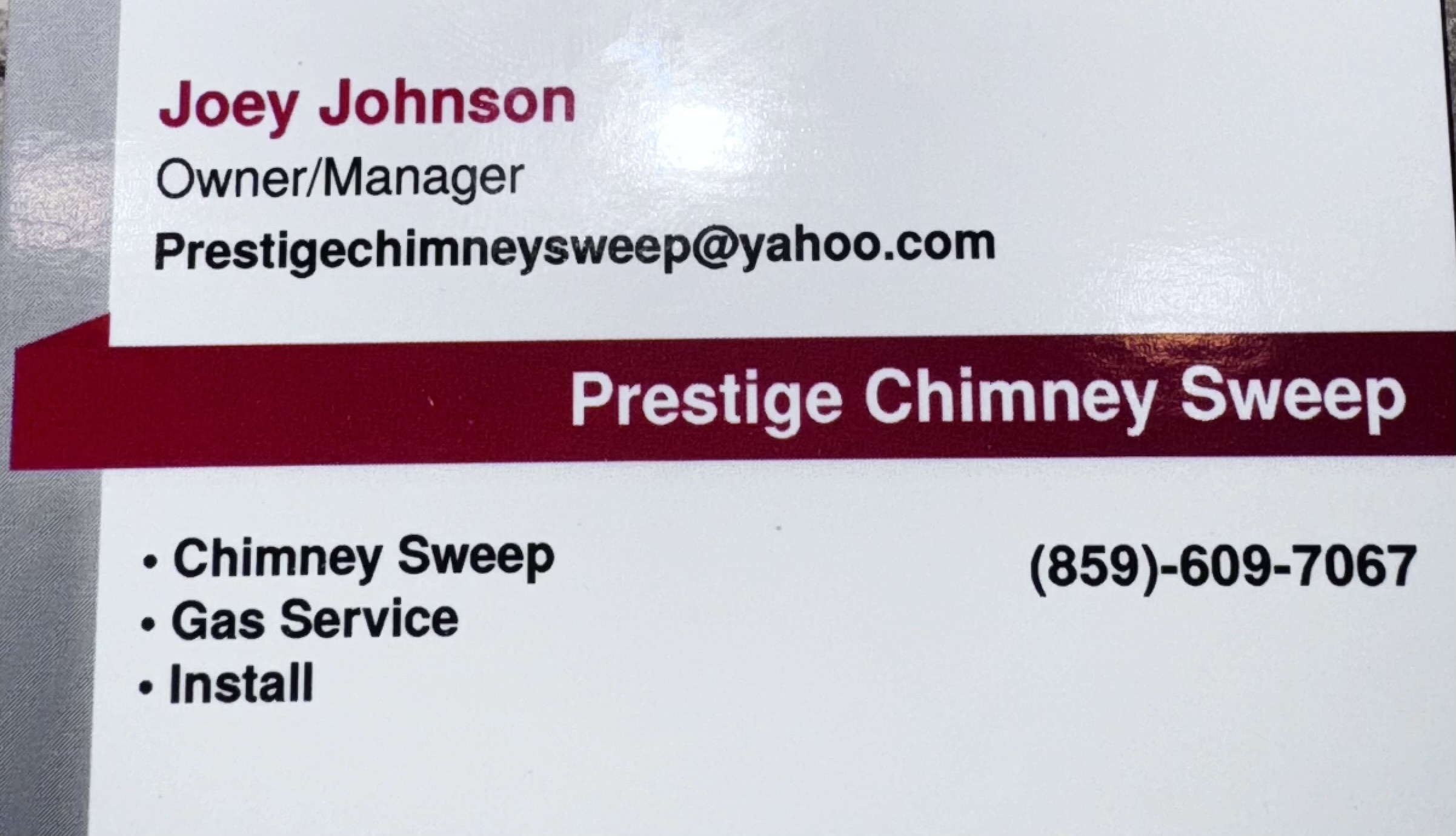 Prestige Chimney Sweep logo
