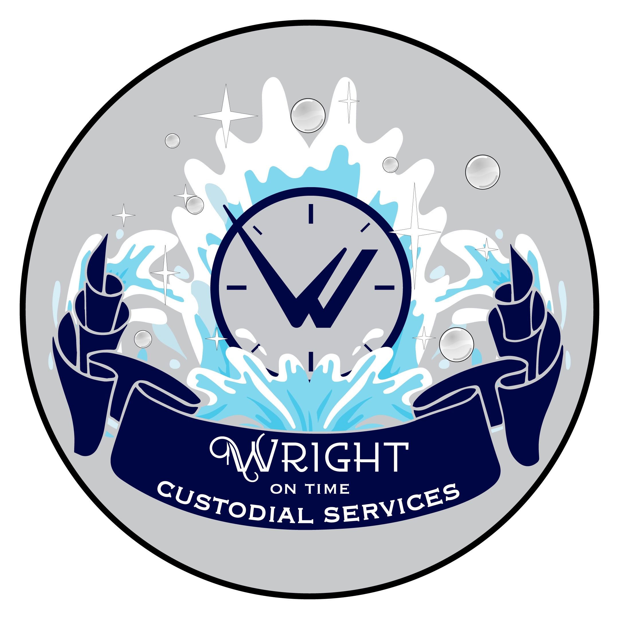 Wright On Time Custodial Services, LLC logo