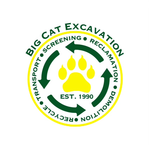 Logo for Big Cat Excavating