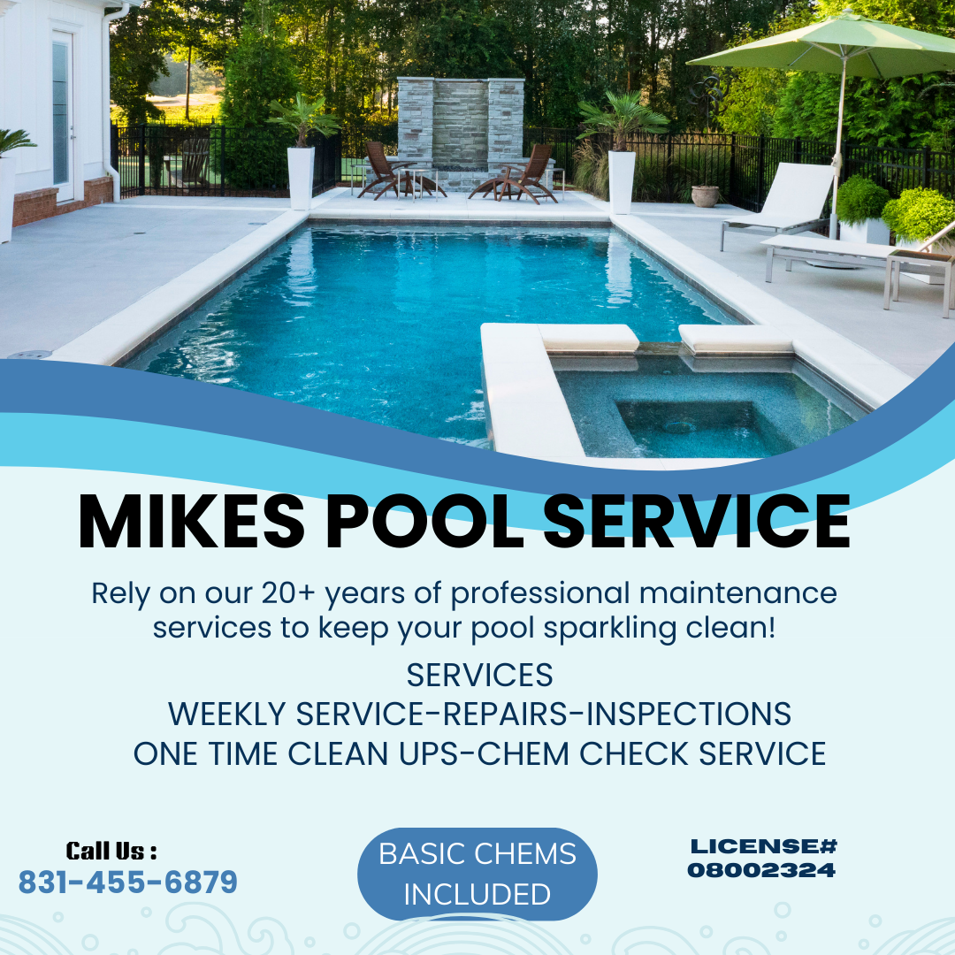 Mike's pool service logo