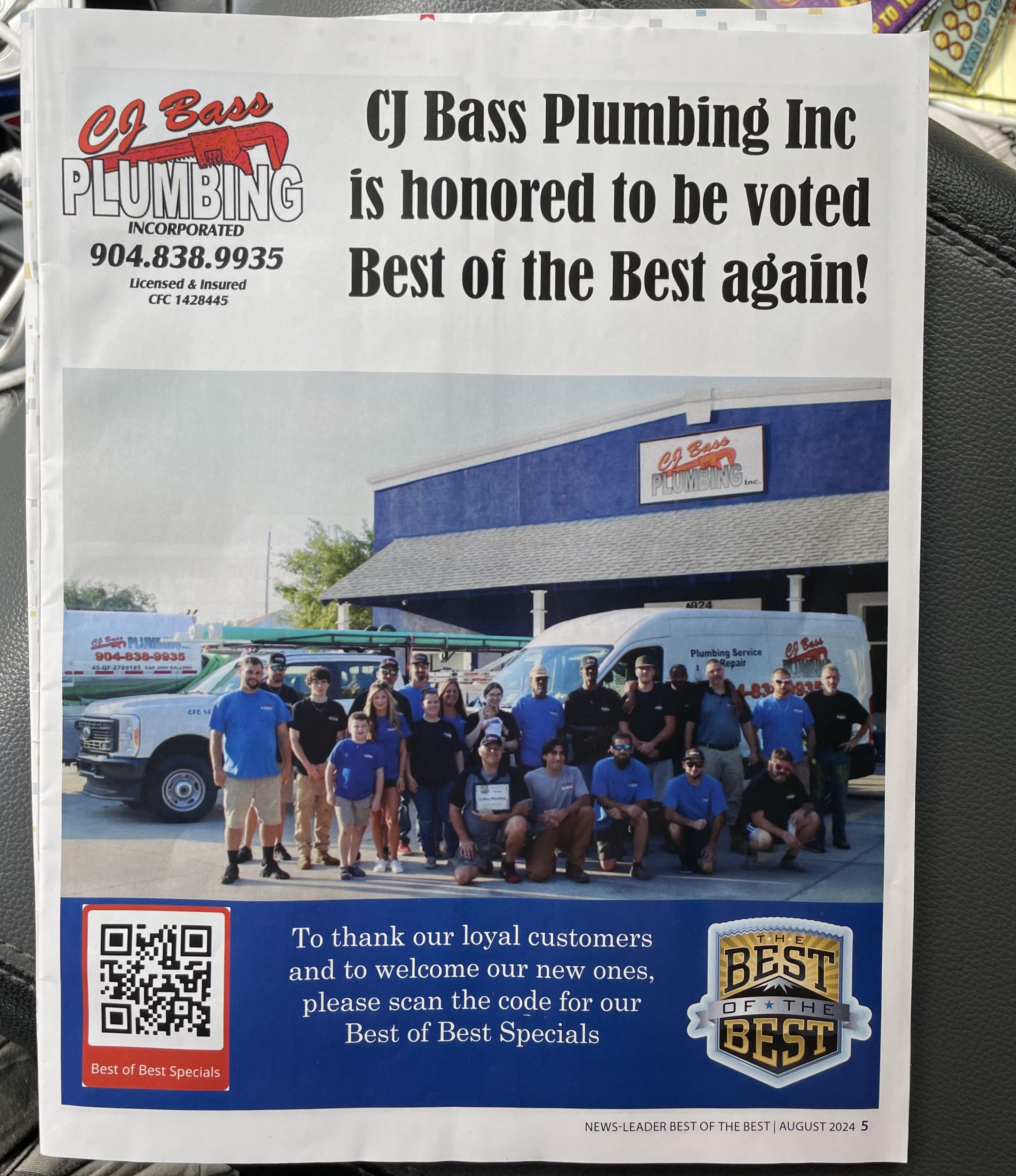 Avatar for CJ Bass Plumbing