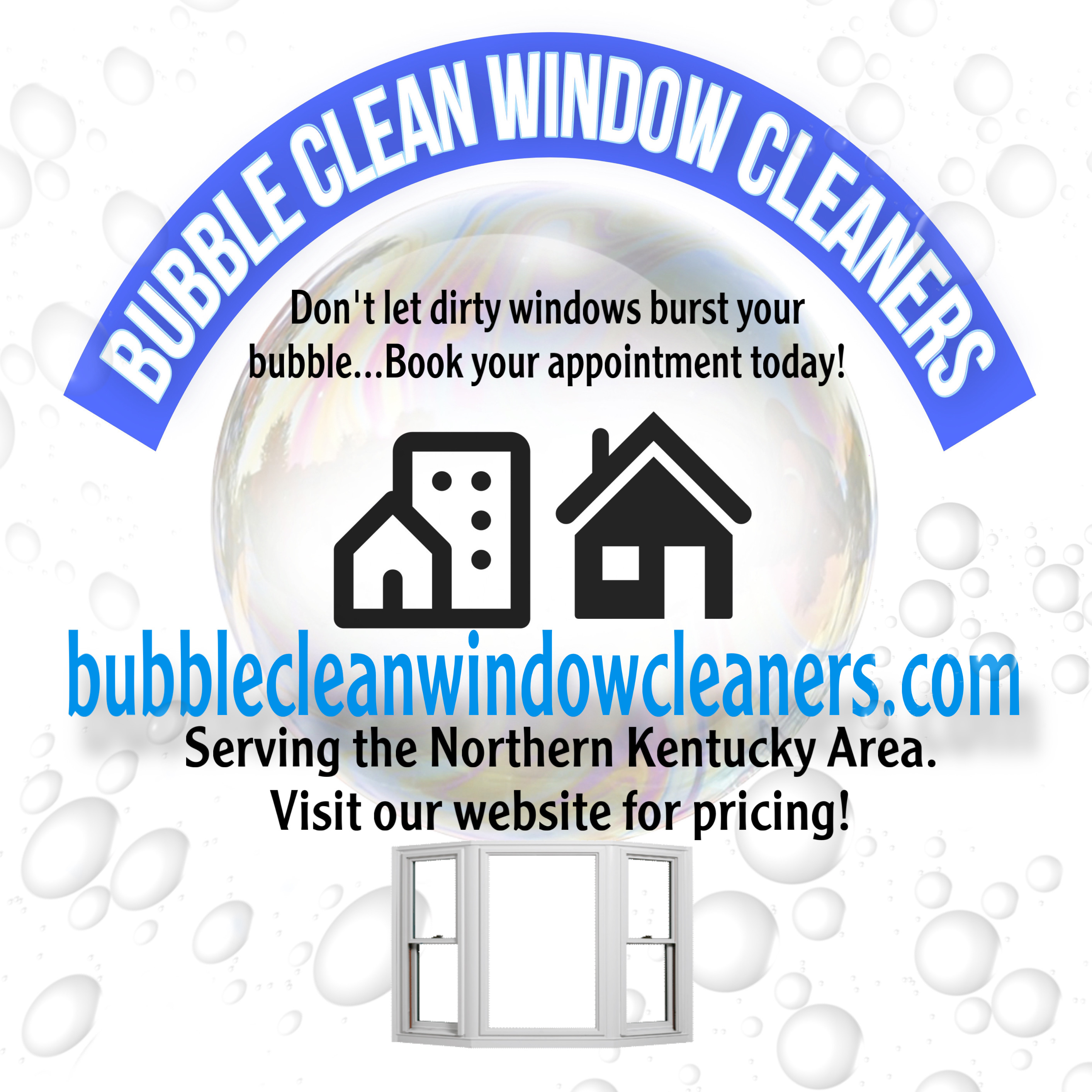 Bubble Clean Window Cleaners logo