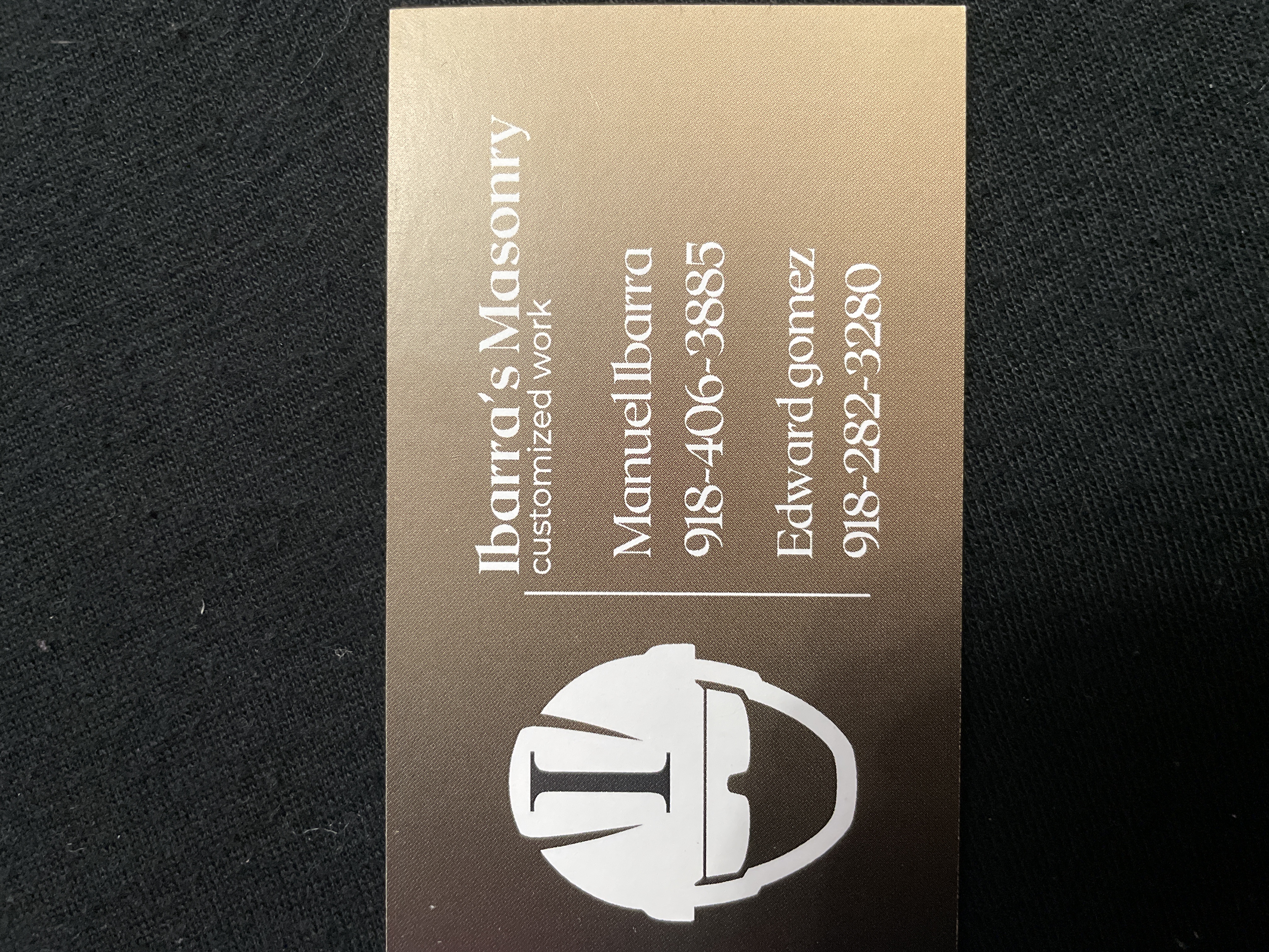 Ibarras masonry logo
