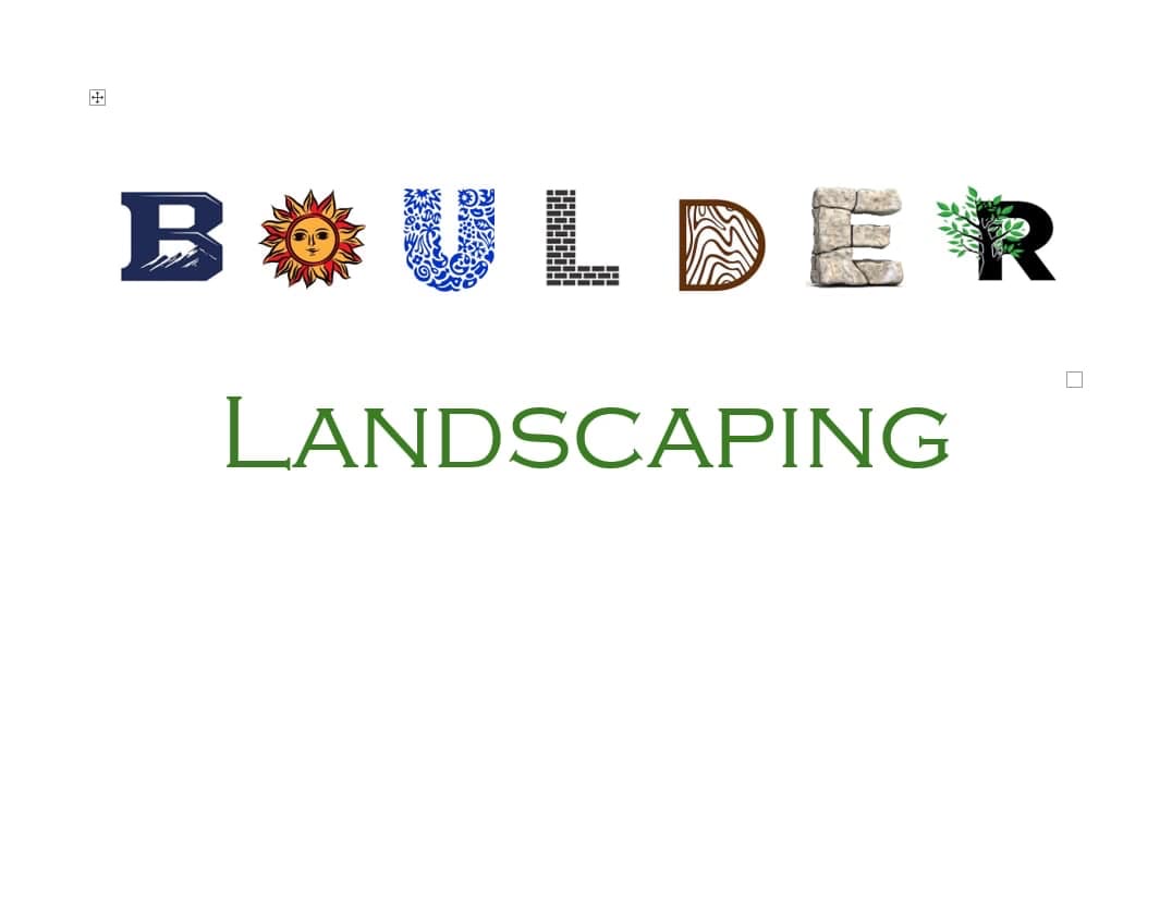 Boulder Landscaping LLC logo
